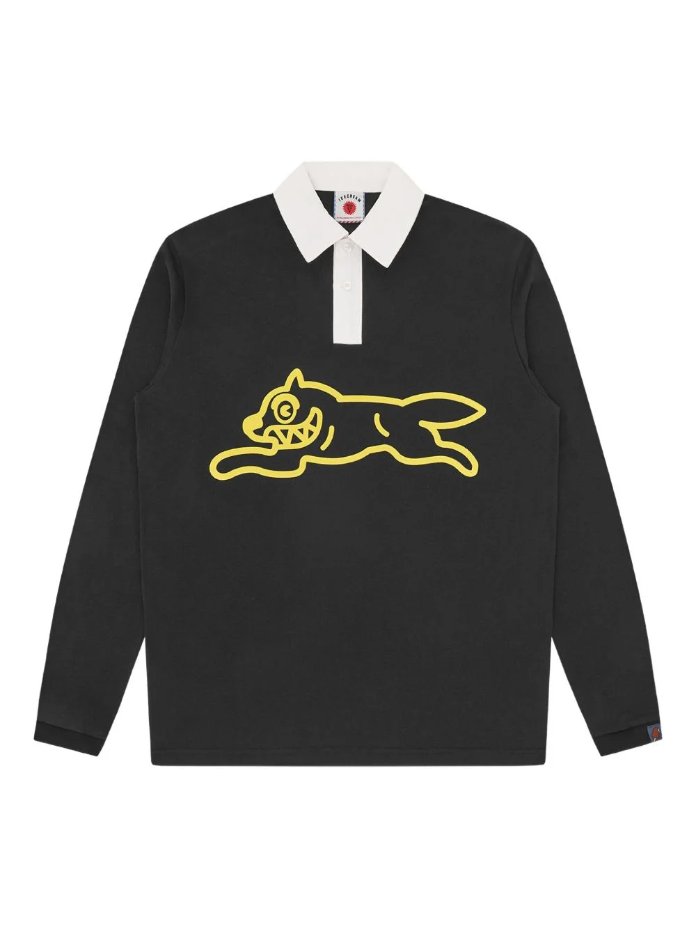 collar graphic shirt - 1