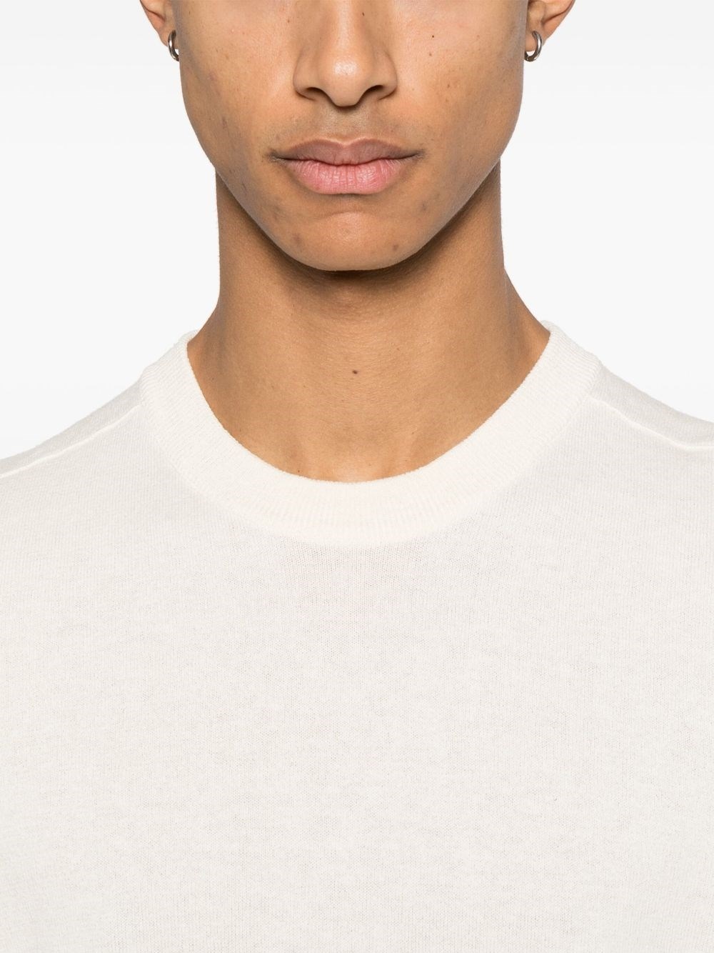 Logo cotton crewneck sweater - 2