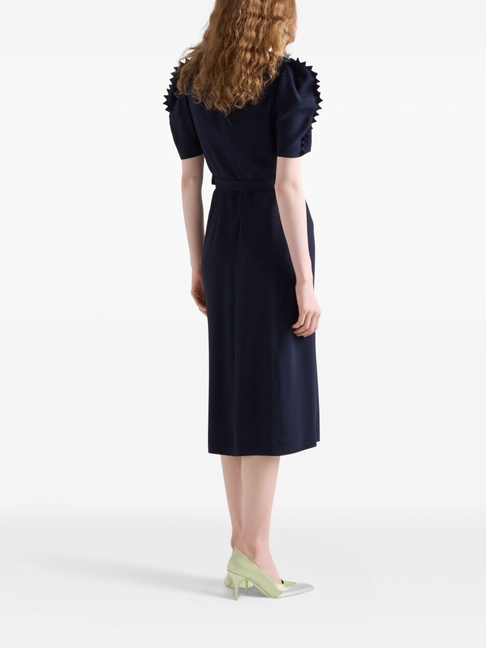 satin-crepe dress - 3