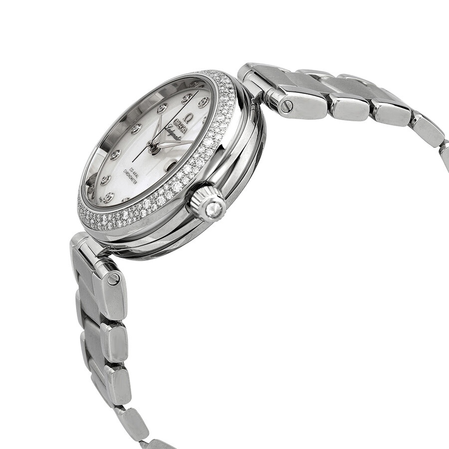 Omega De Villle Ladymatic Mother of Pearl Dial Stainless Steel Ladies Watch 425.35.34.20.55.002 - 2