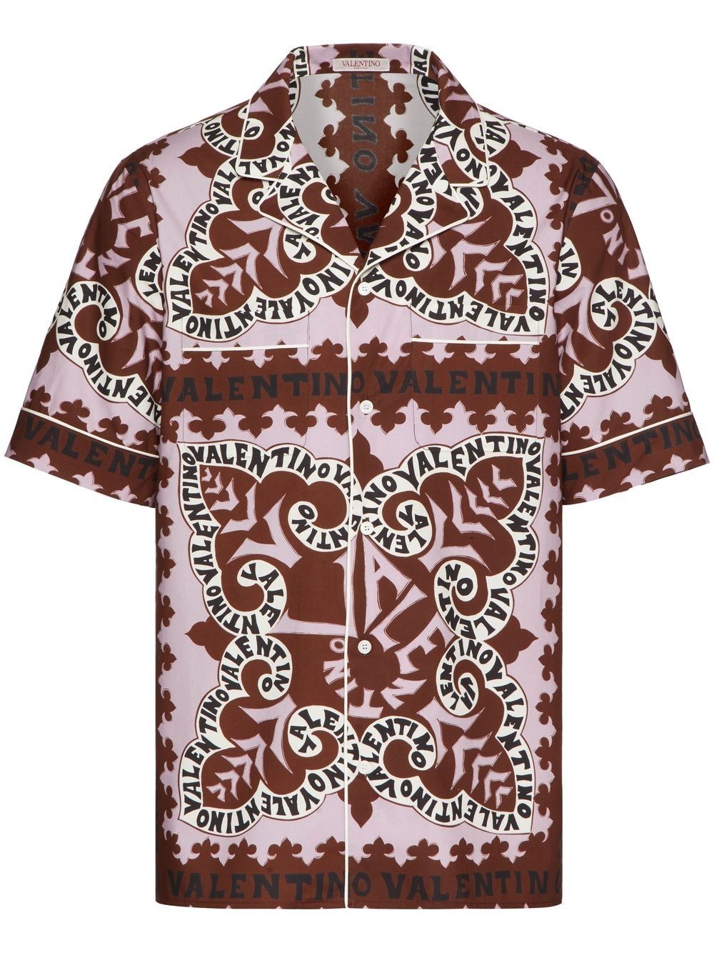 short-sleeve cotton shirt - 1