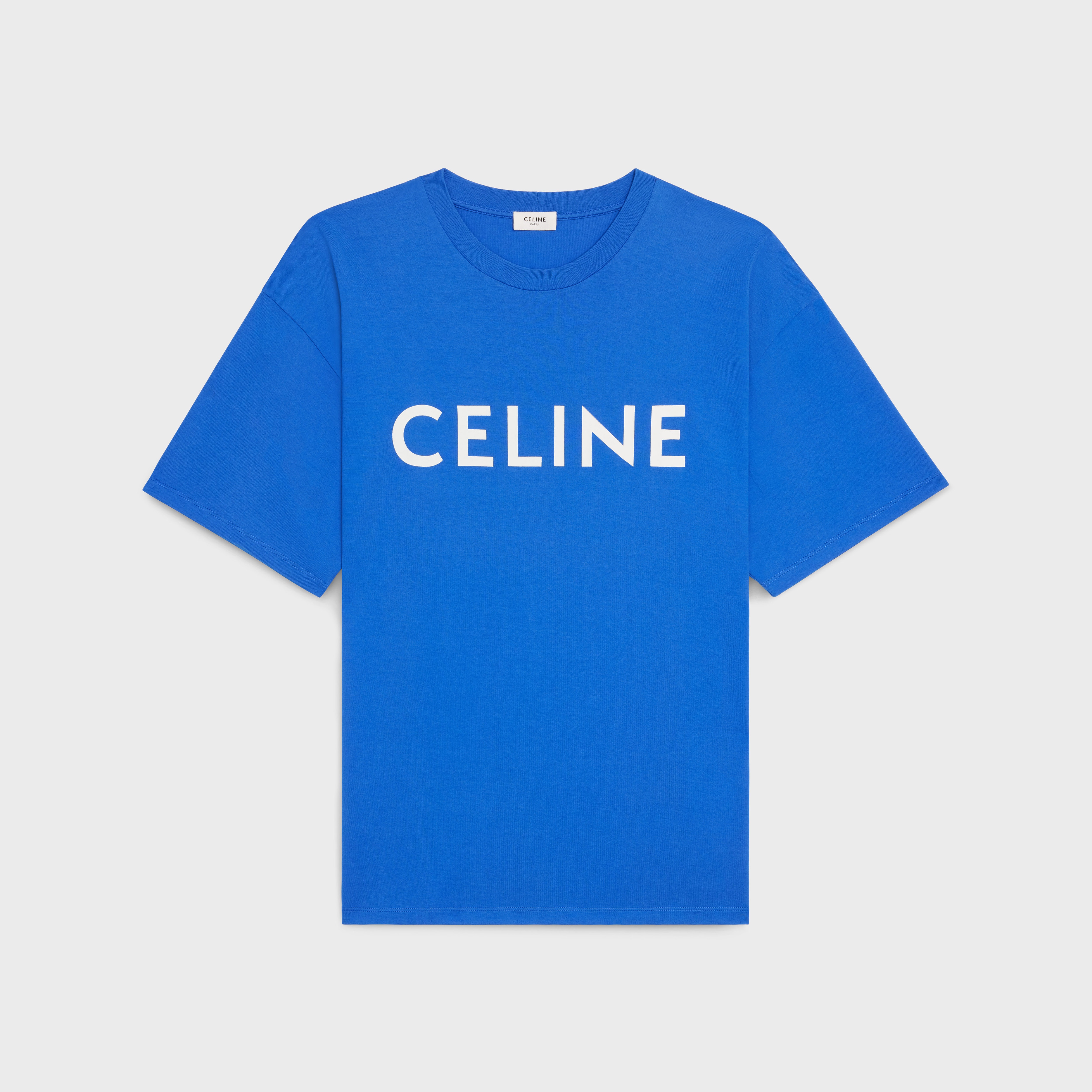 CELINE LOOSE T-SHIRT IN COTTON JERSEY - 1