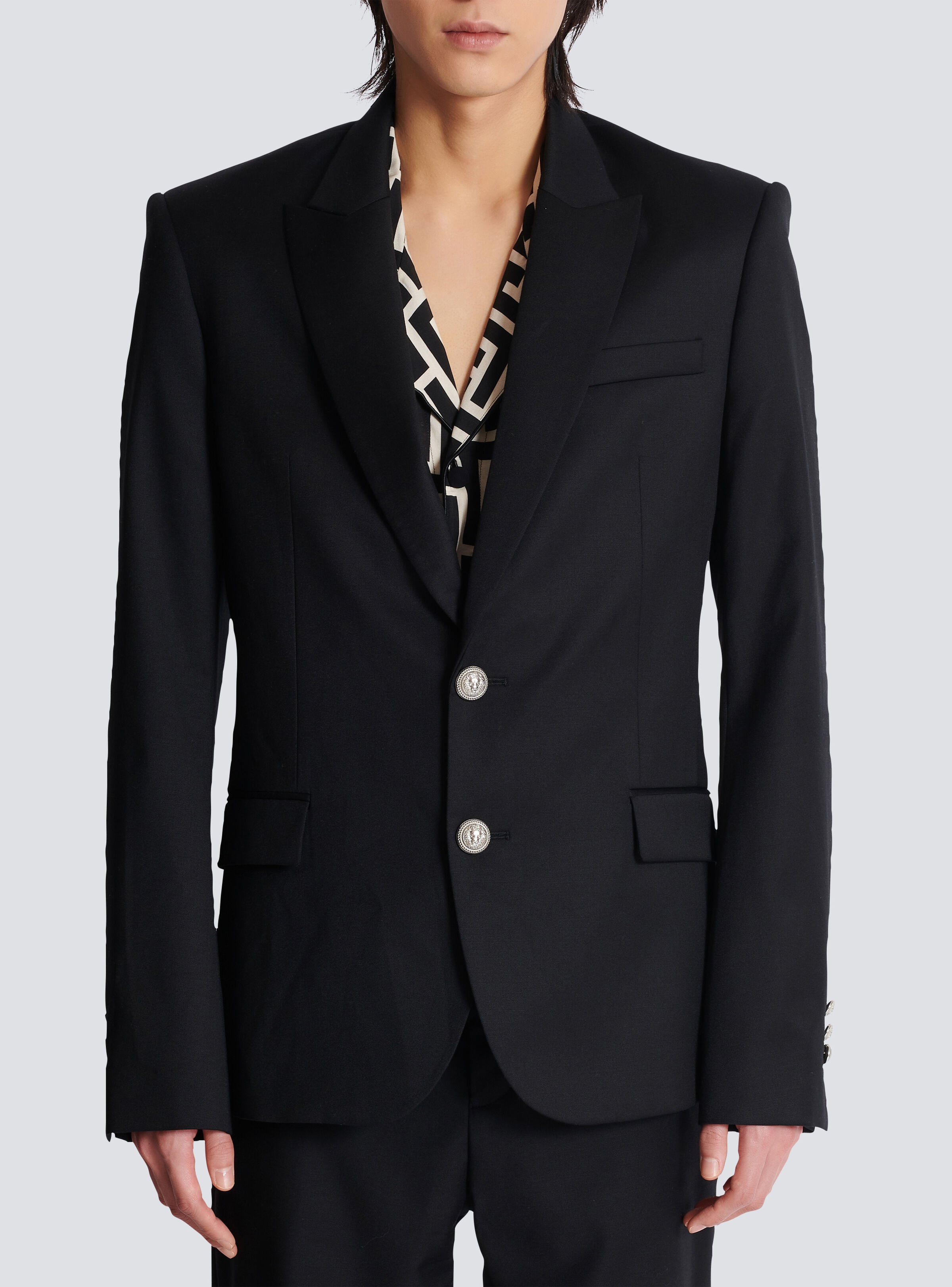 2-button wool jacket - 5
