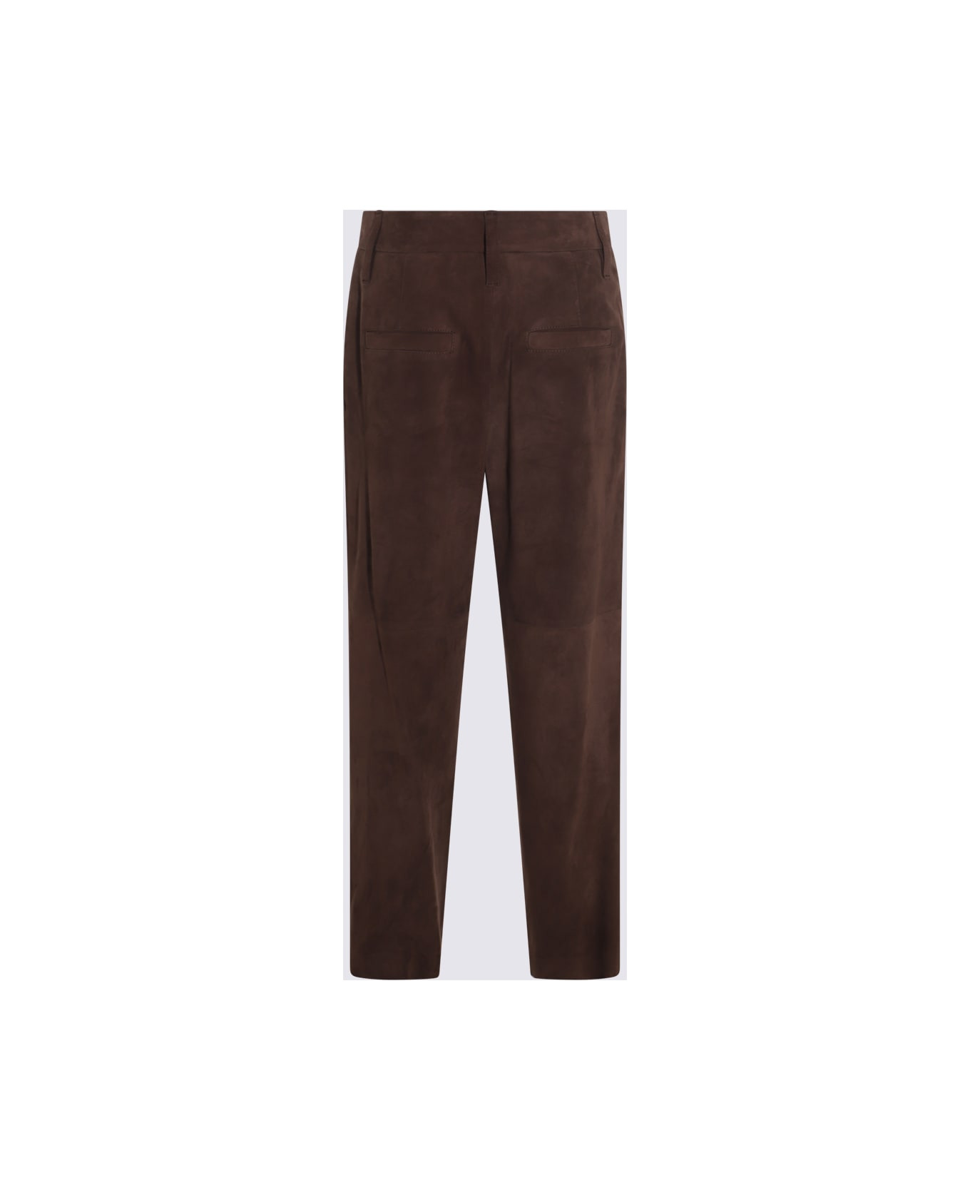 Brown Leather Pant - 2