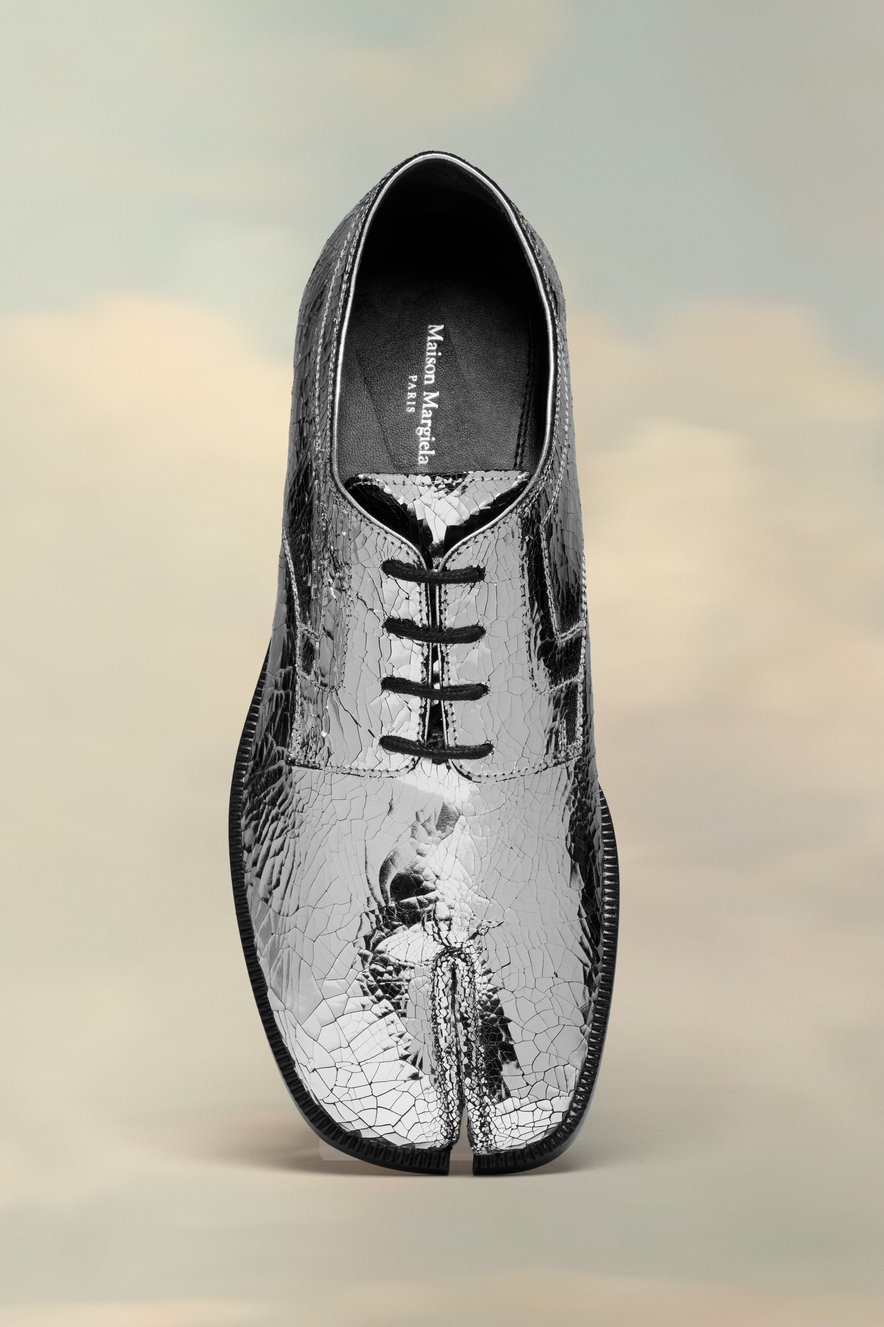 Maison Margiela Tabi broken mirror brogues | REVERSIBLE