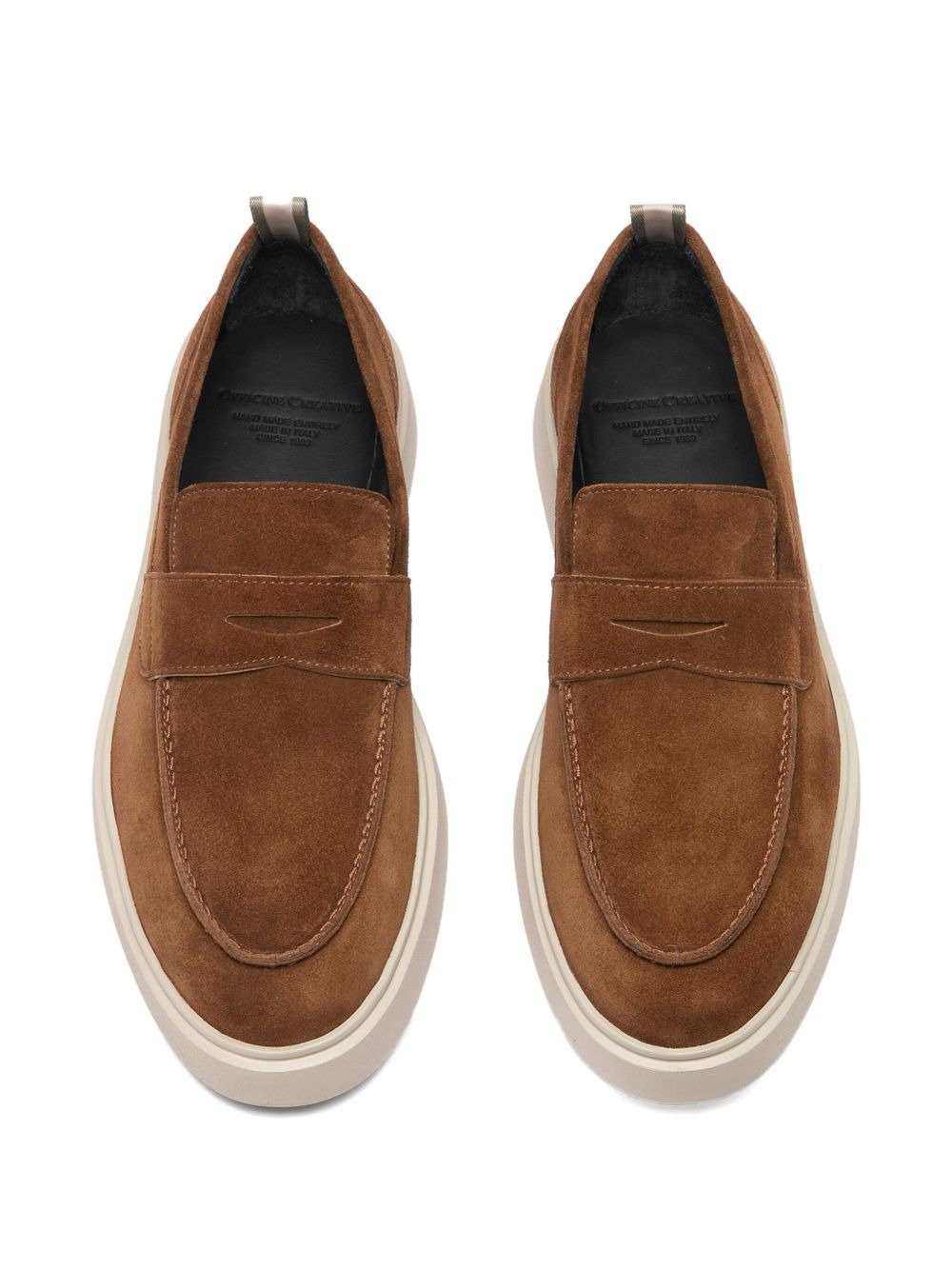 penny-strap suede loafers - 3