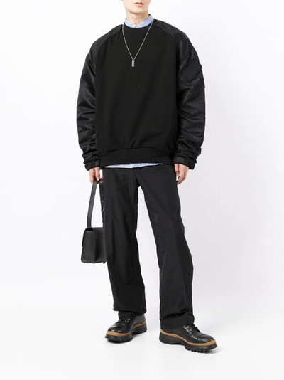 JUUN.J panelled cotton sweatshirt outlook