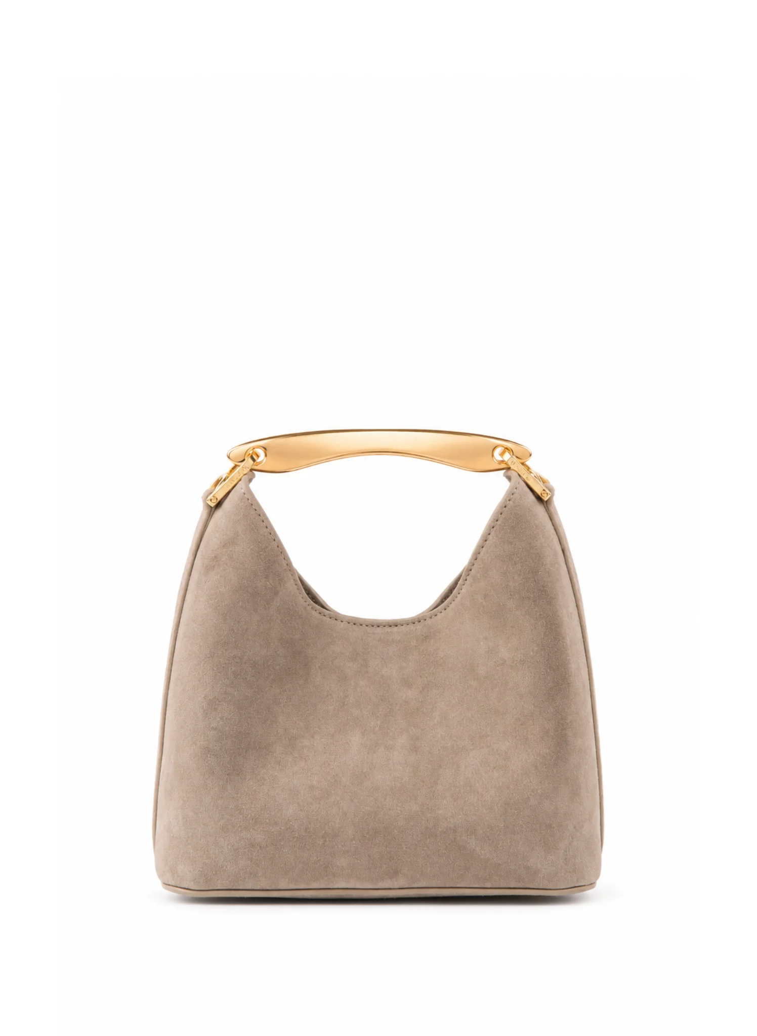 Small Boomerang Suede Earth - Gold - 1