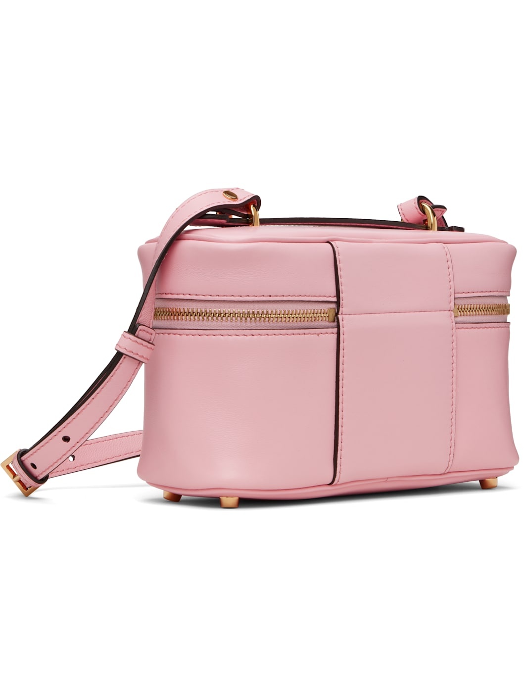 Pink 'Versace' Tag Vanity Bag - 3
