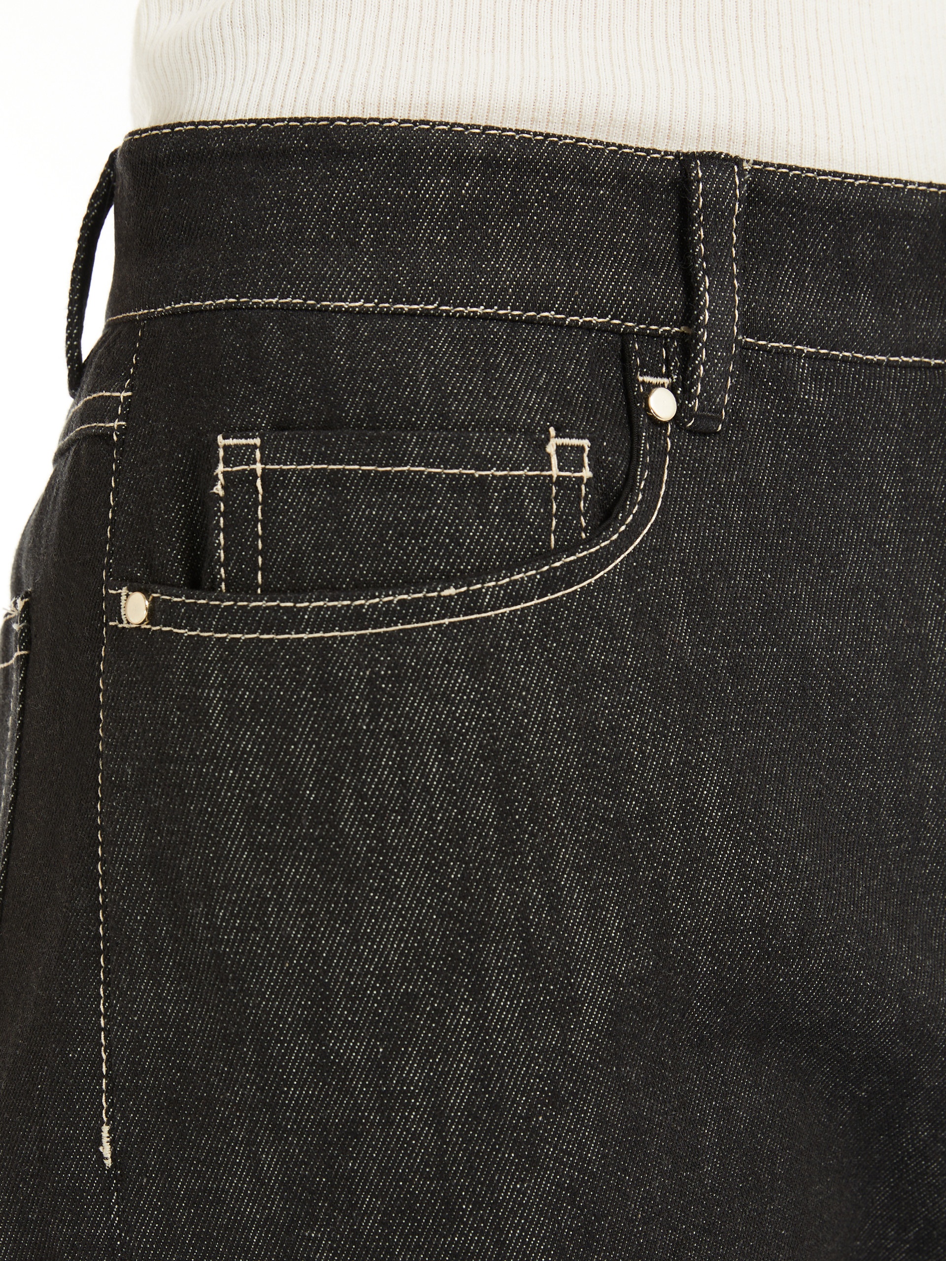 BALCO Denim-look cotton trousers - 5