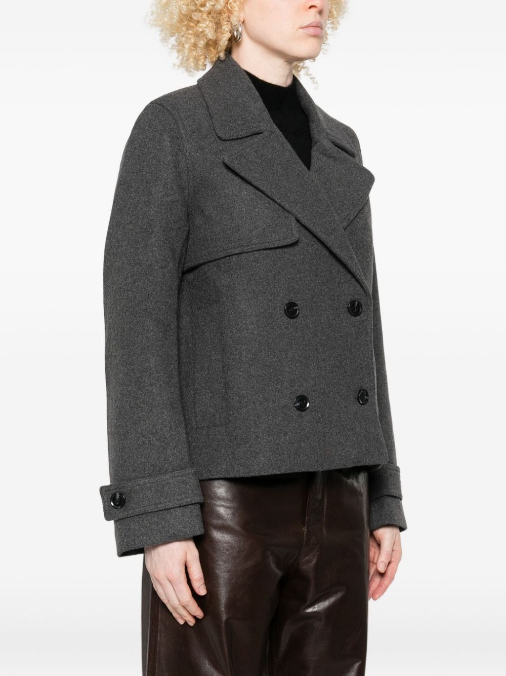 wool-blend jacket - 3
