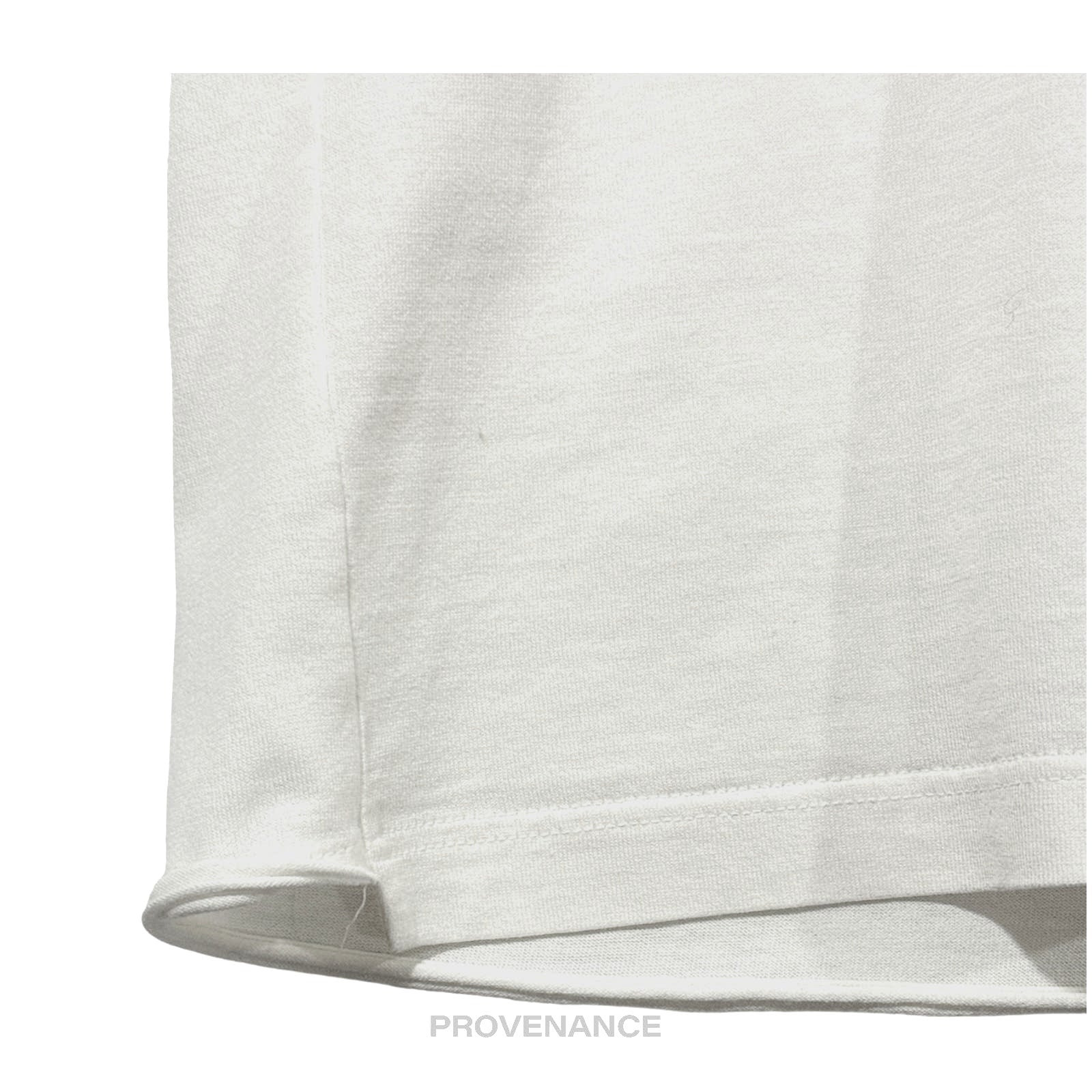 Saint Laurent Paris SLP Logo T Shirt - White - 11