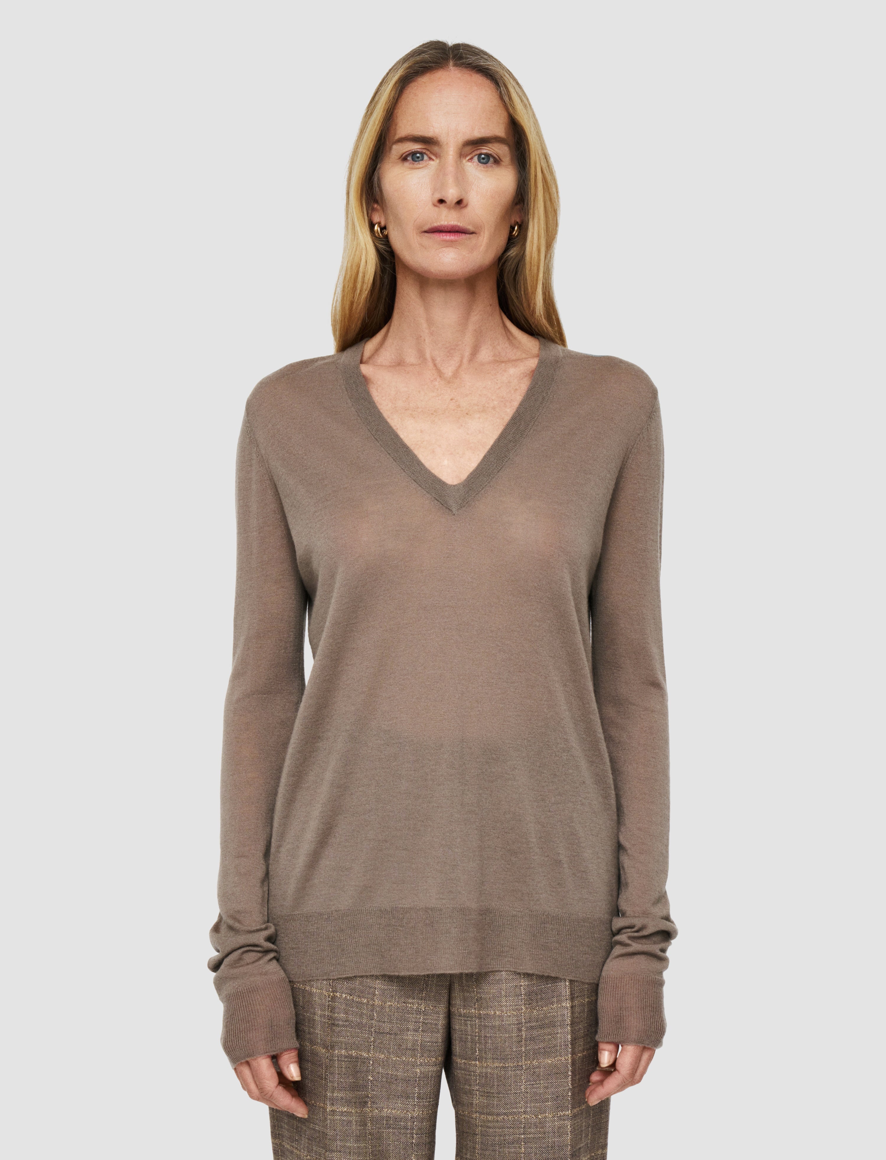 Cashair V Neck Jumper - 3
