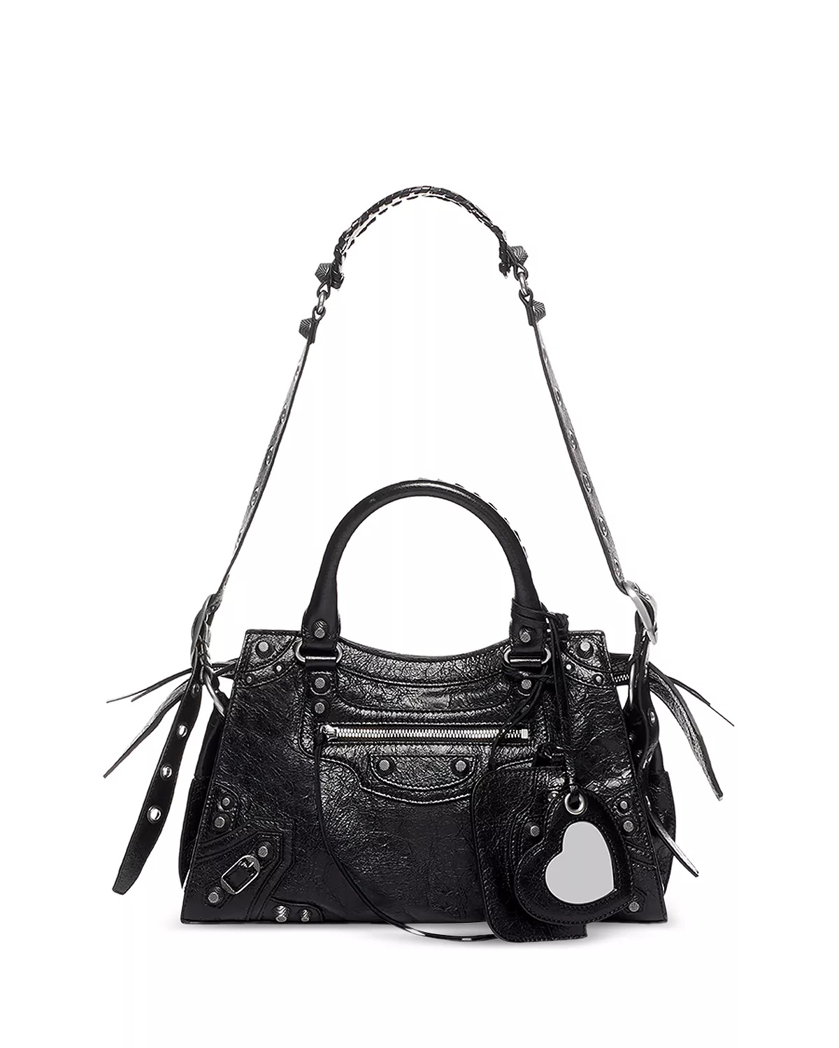 BALENCIAGA Neo Cagole City Small Leather Handbag bloomingdales - Main Image
