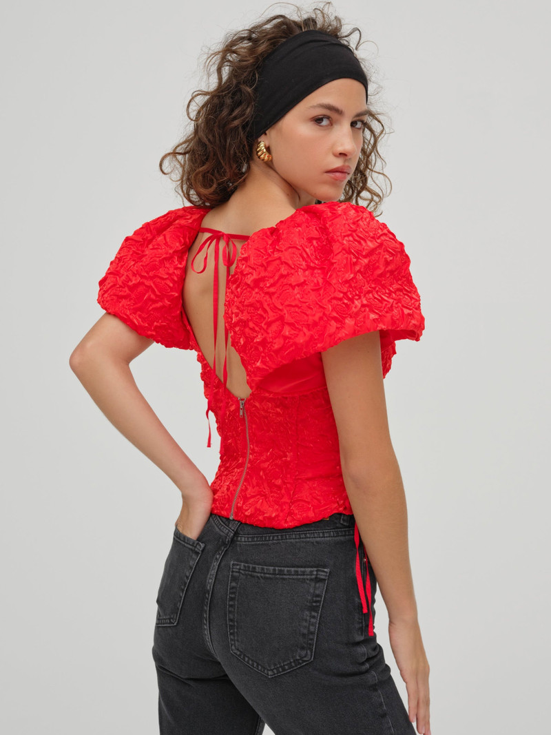 For Love & Lemons Frosted Organza Top outlook