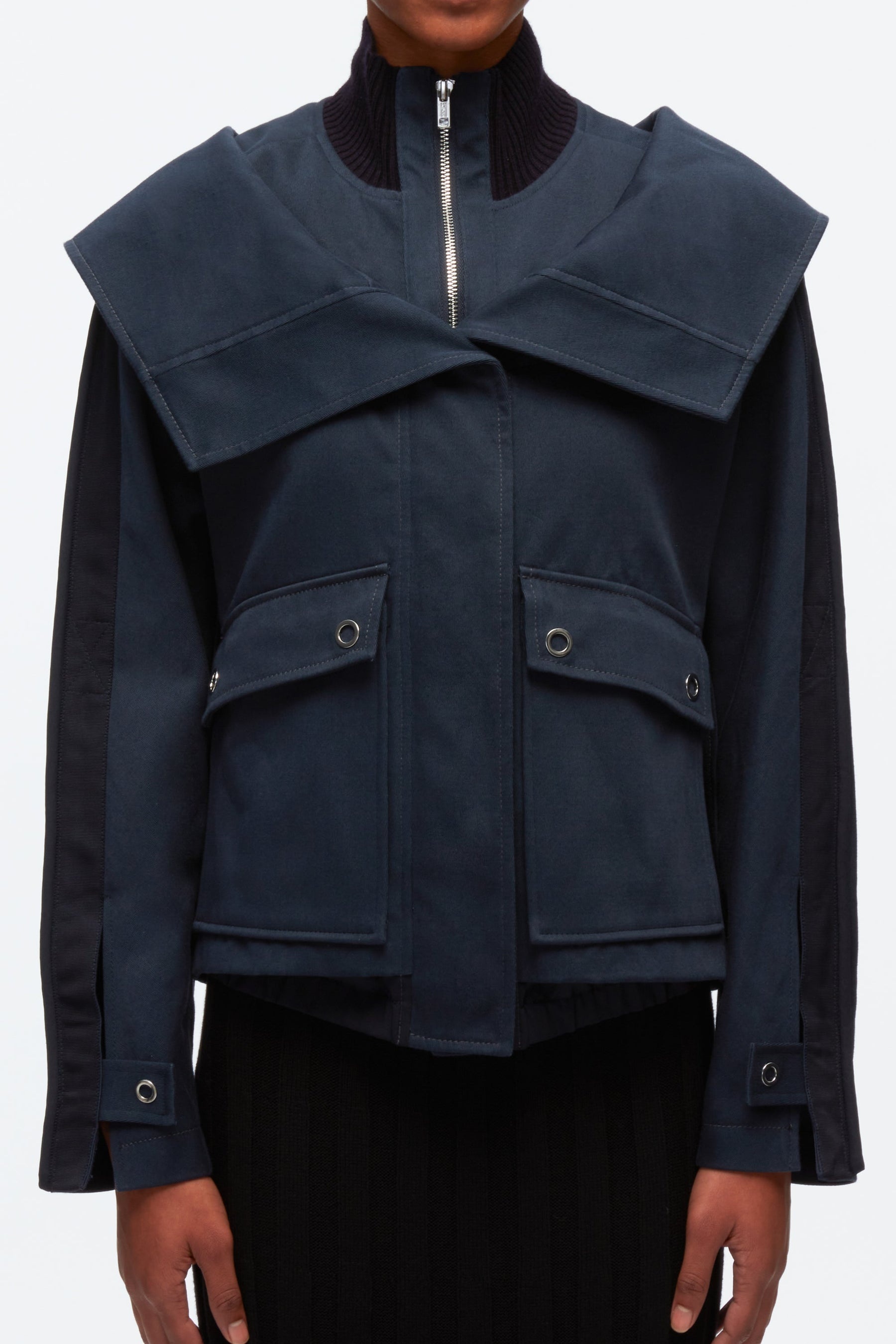 Double Collar Utility Jacket - 3