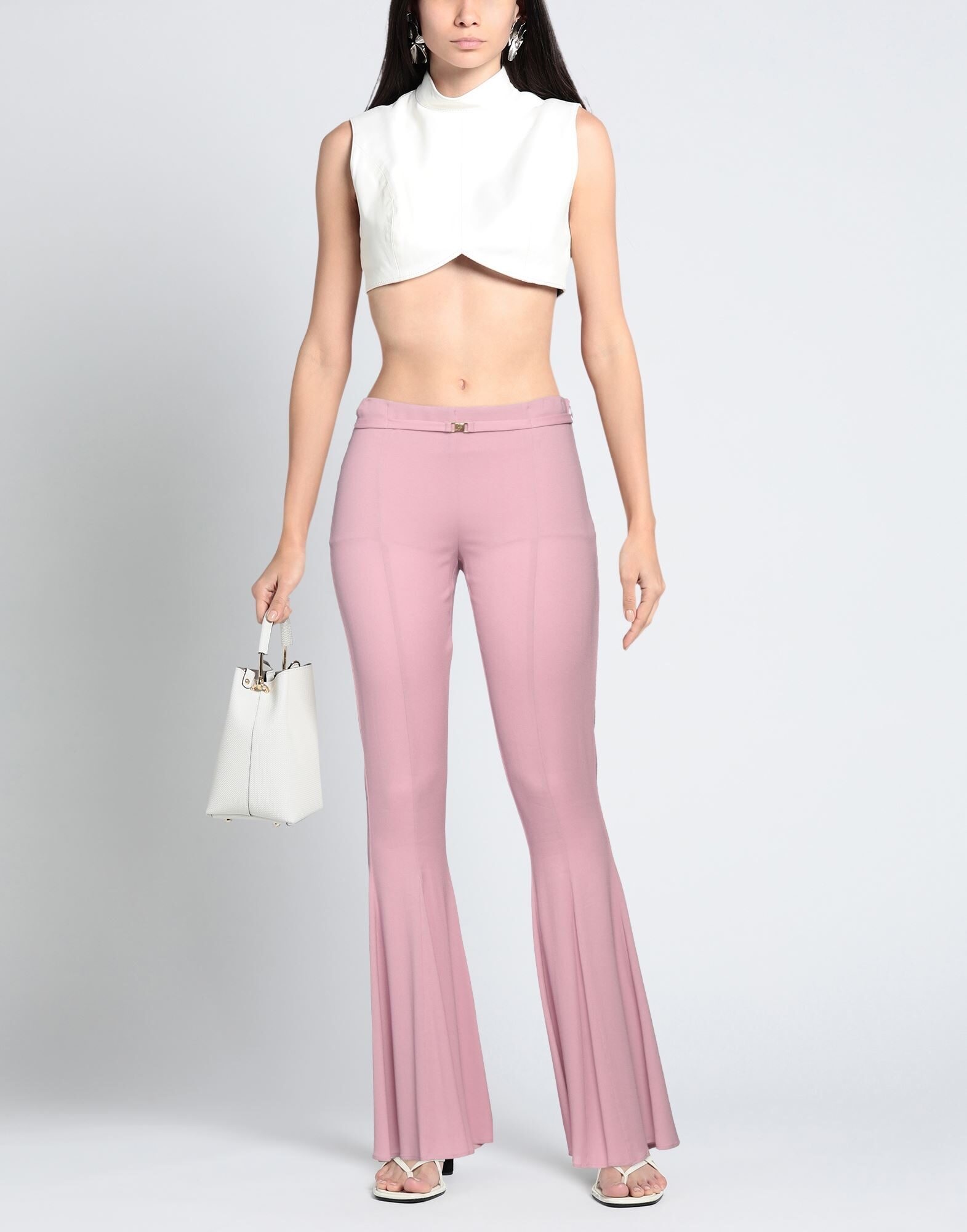 Pastel pink Women's Casual Pants - 2