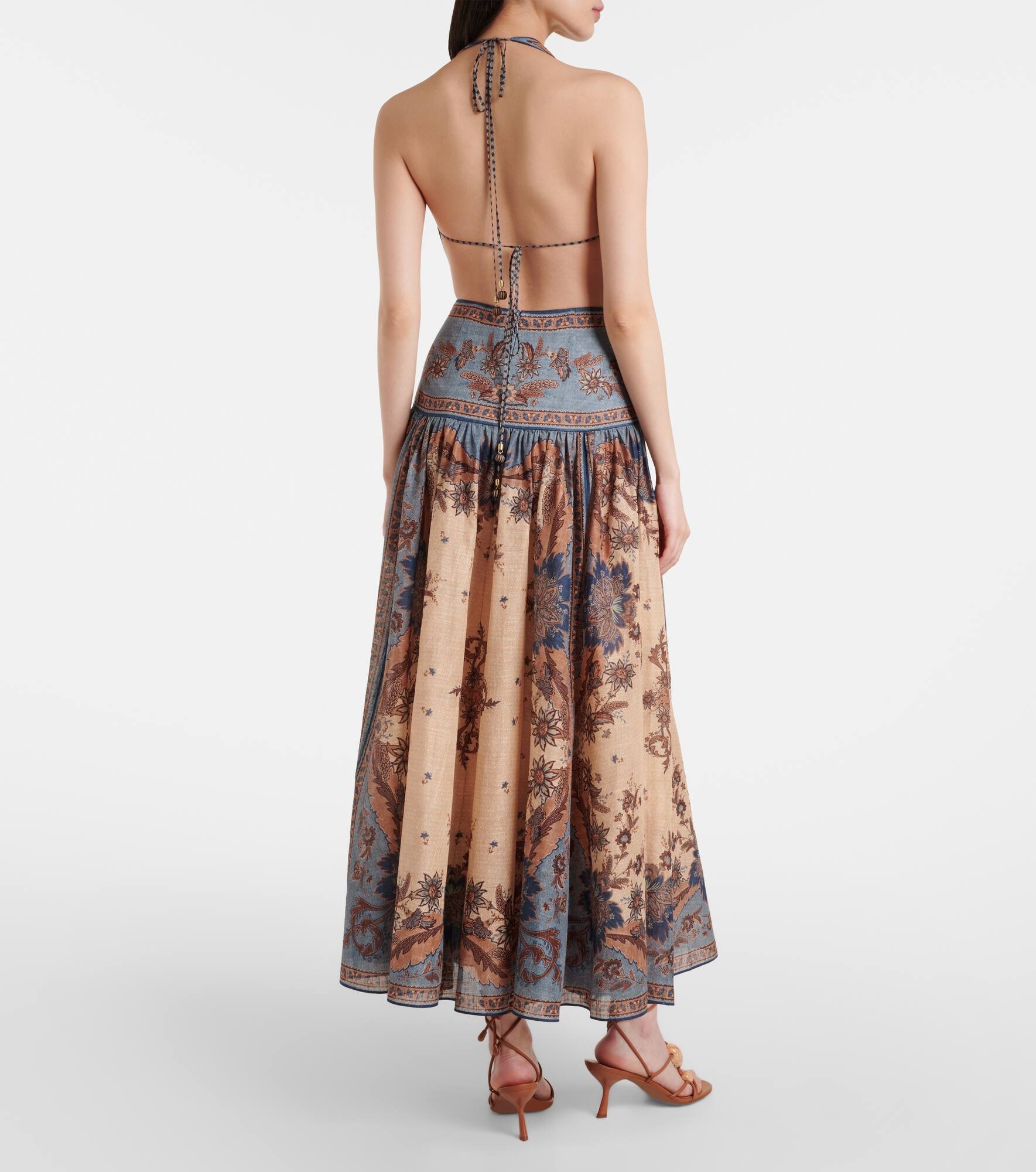 Ascension printed cotton maxi dress - 3