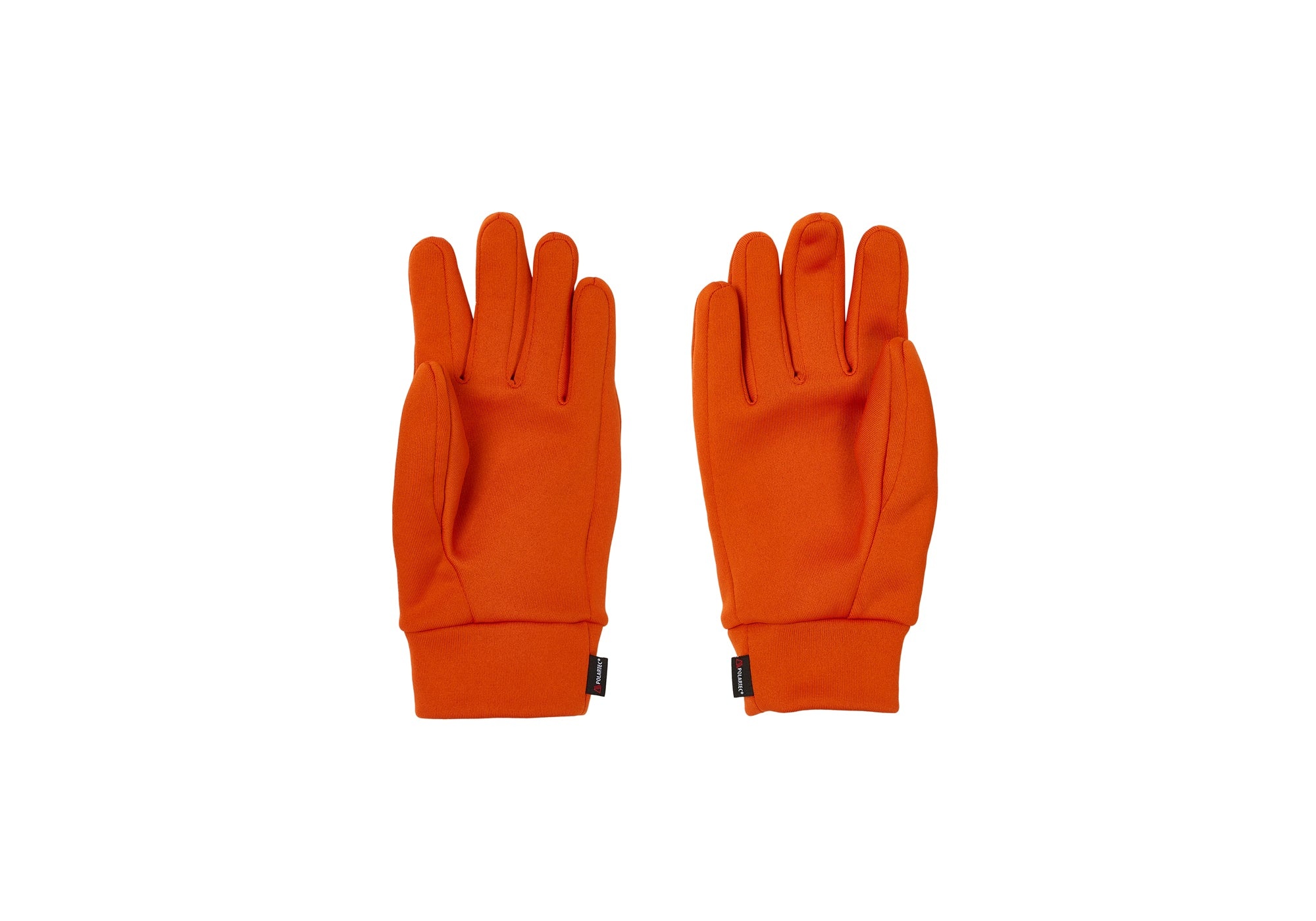 PALACE POLARTEC POWERSTRETCH GLOVES ORANGE | palace | REVERSIBLE