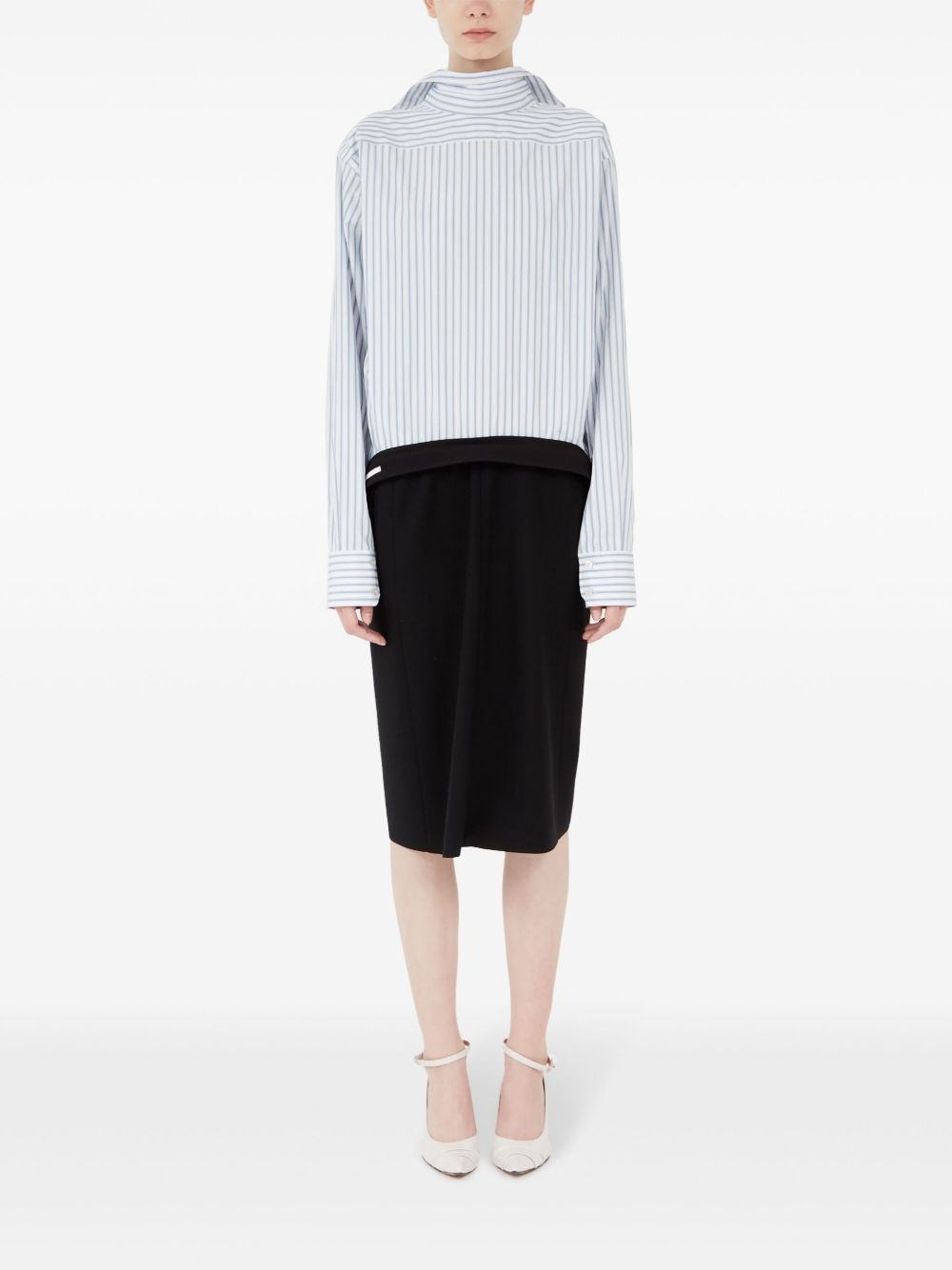 panelled midi dress - 2