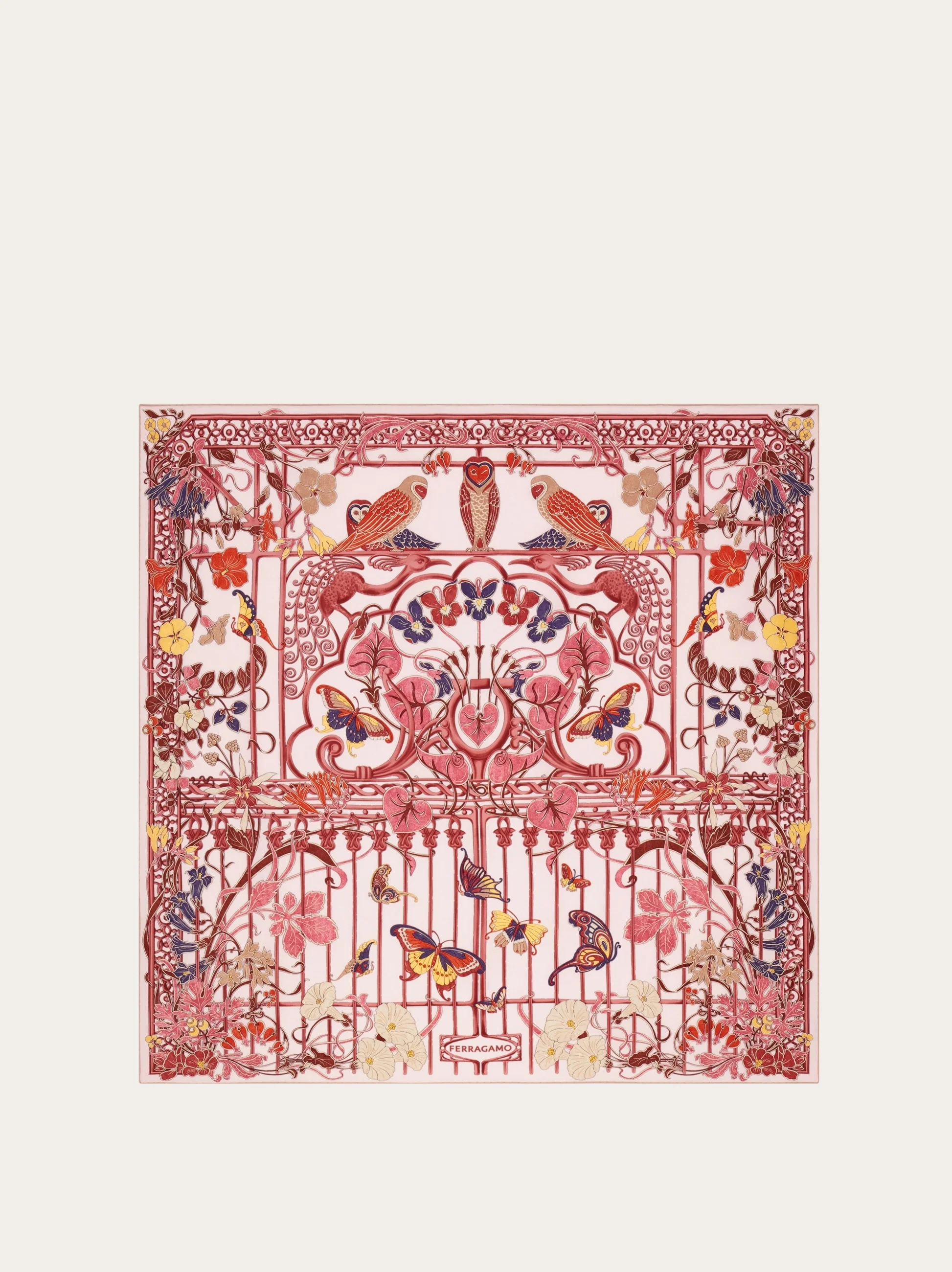 Liberty print silk scarf - 1