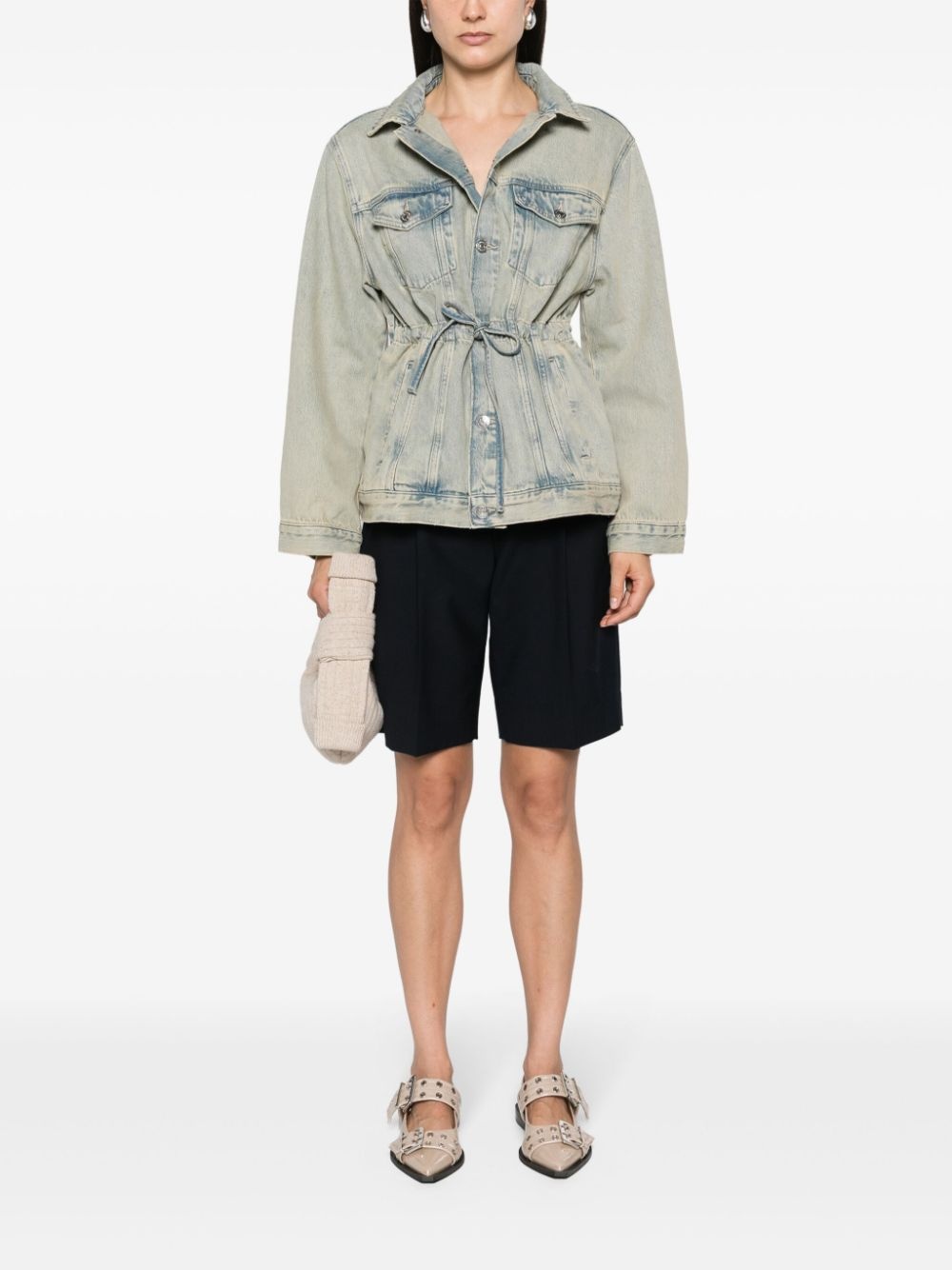 Samaggy bleached denim jacket - 2
