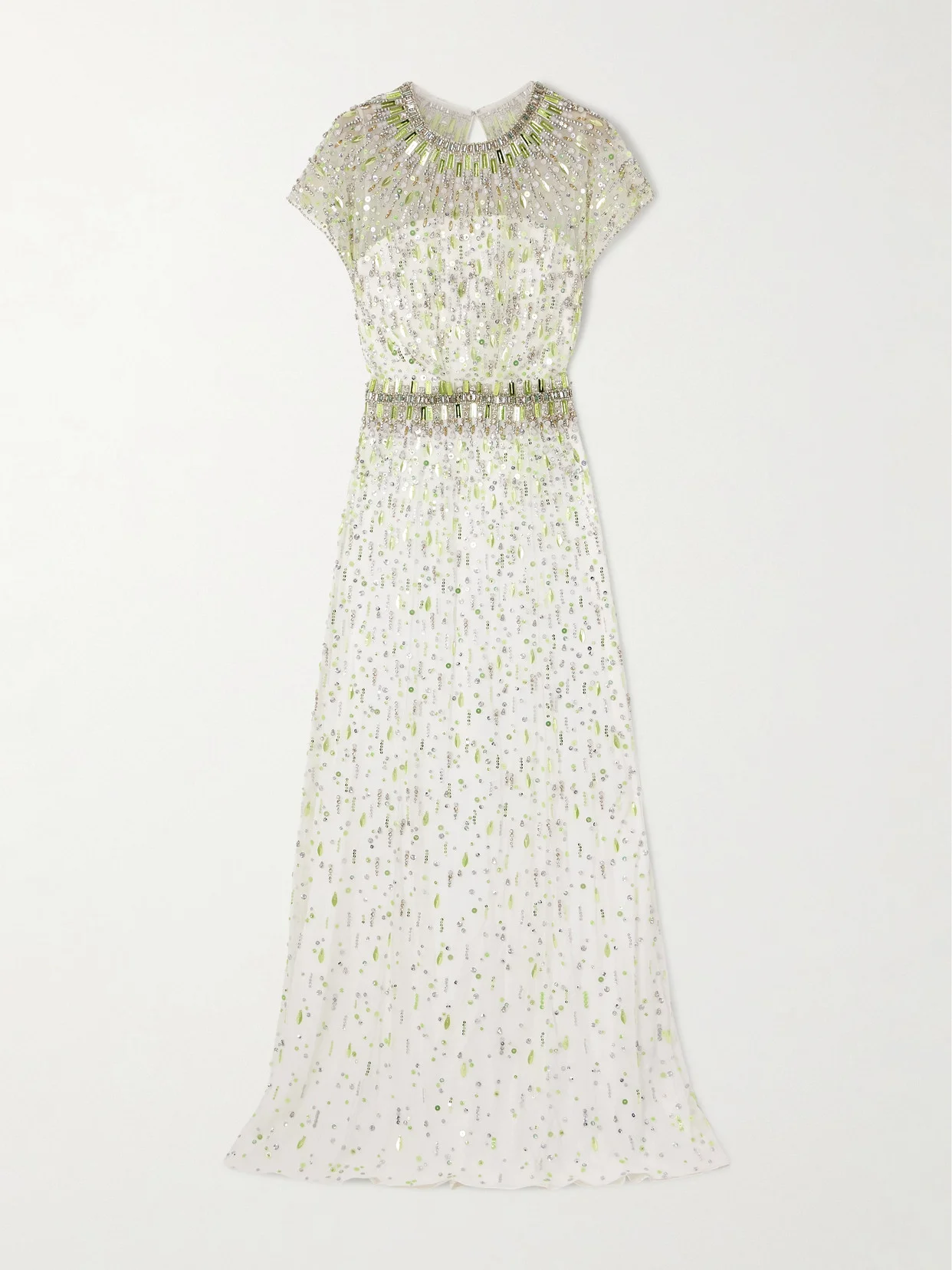 Lauretta Embellished Organza Gown - 1