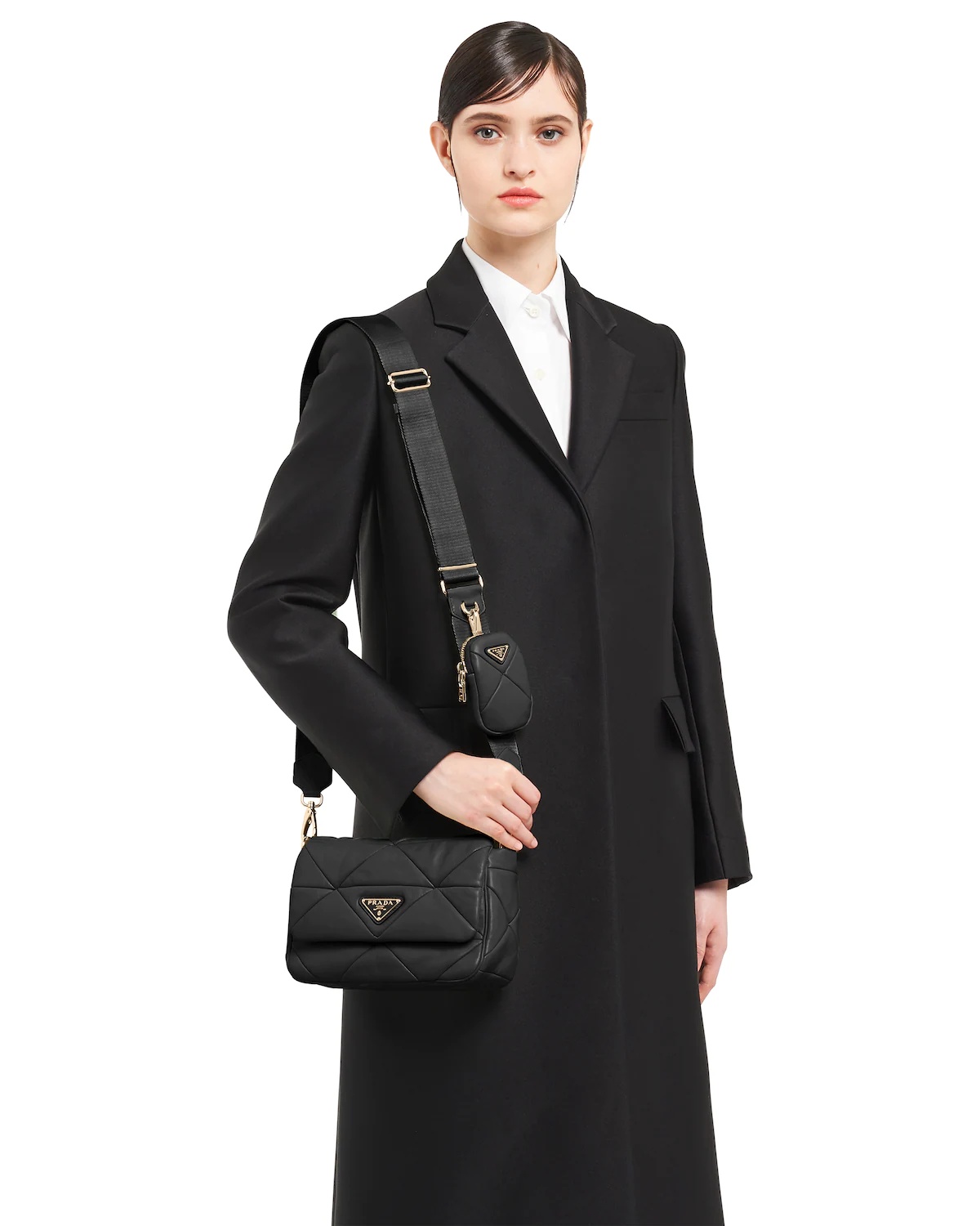 Prada System nappa leather patchwork bag - 2