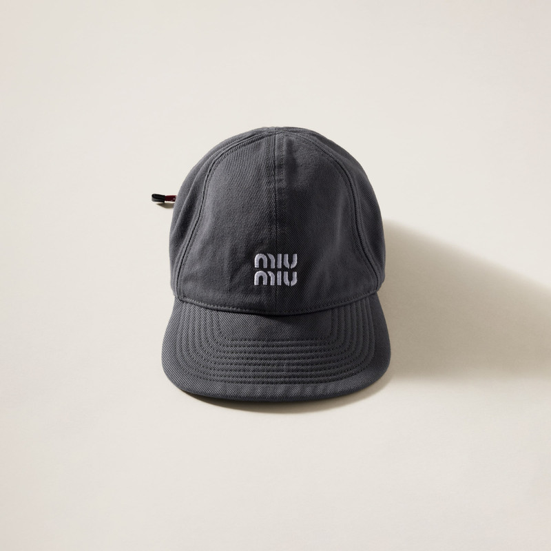 Denim baseball cap 1