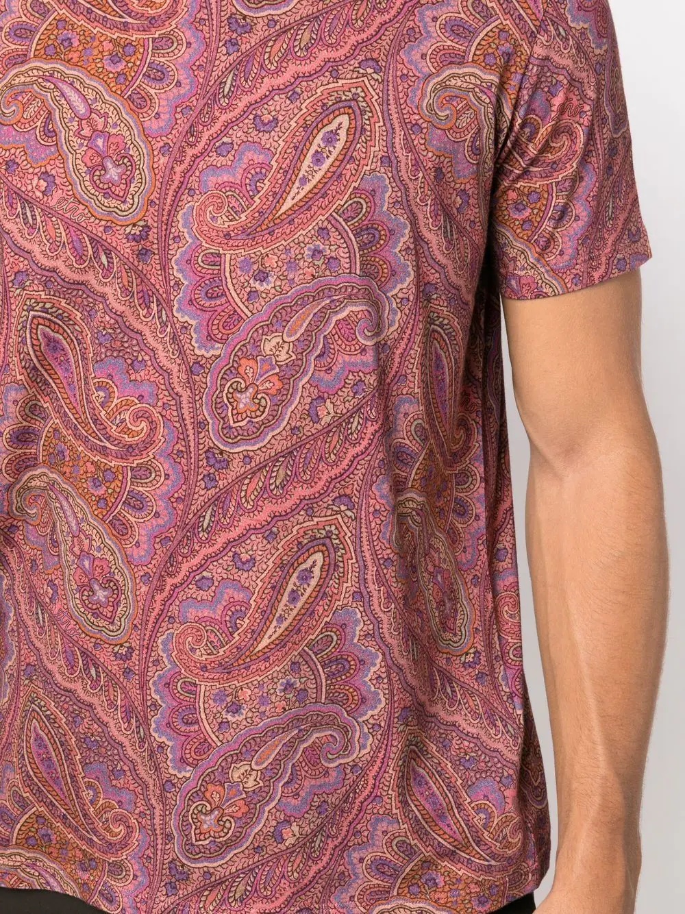 paisley short-sleeve T-shirt - 5