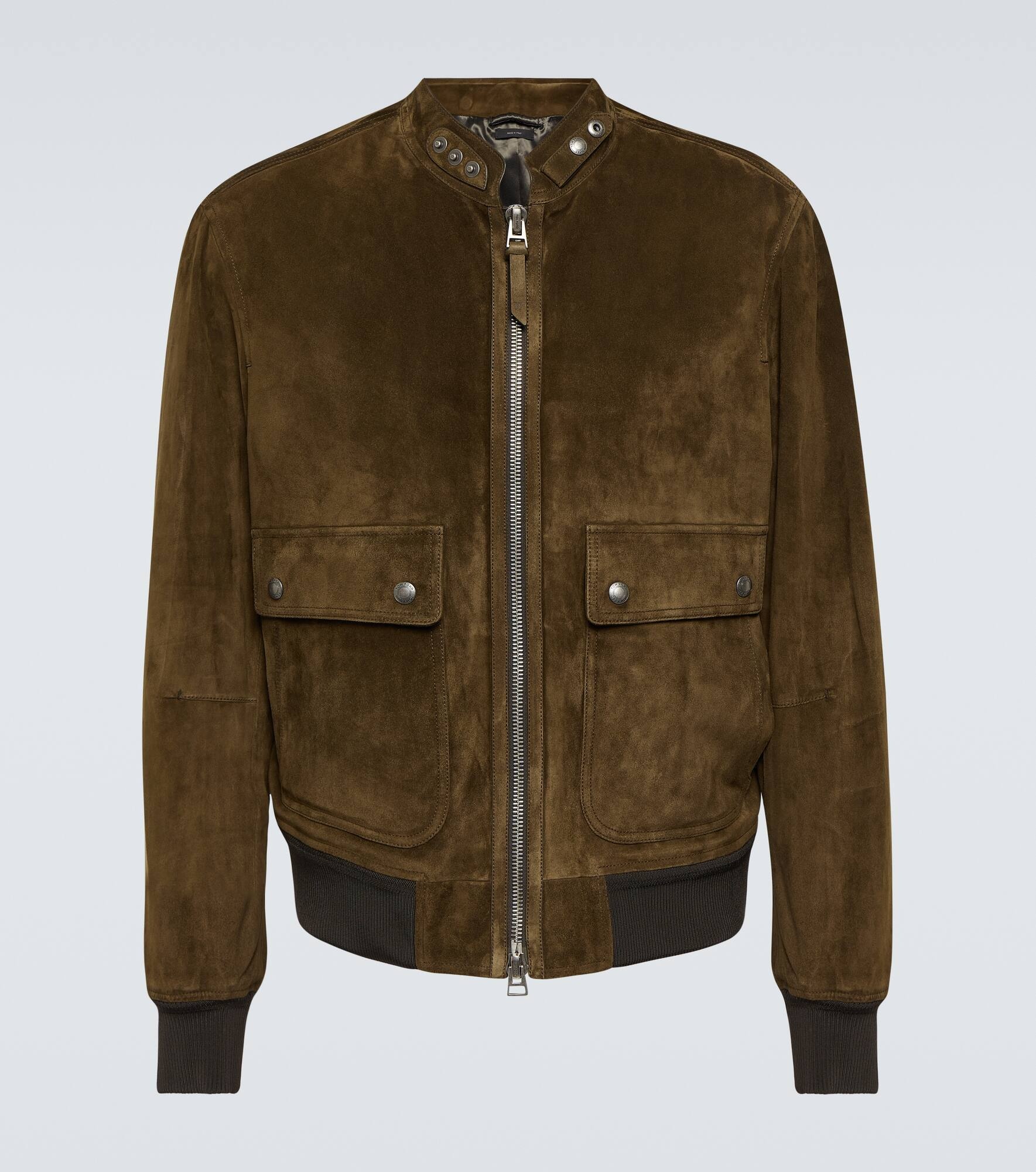 Suede bomber jacket - 1