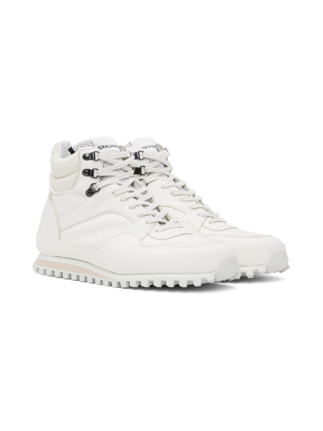 White Marathon Snow Sneakers - 4