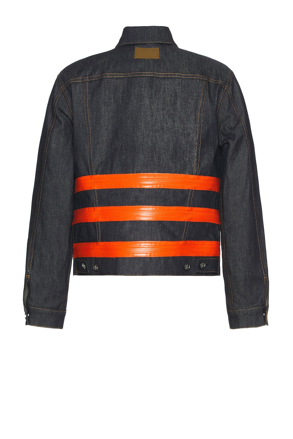 3 Zip Trucker Denim Jacket in Undone Indigo - 2
