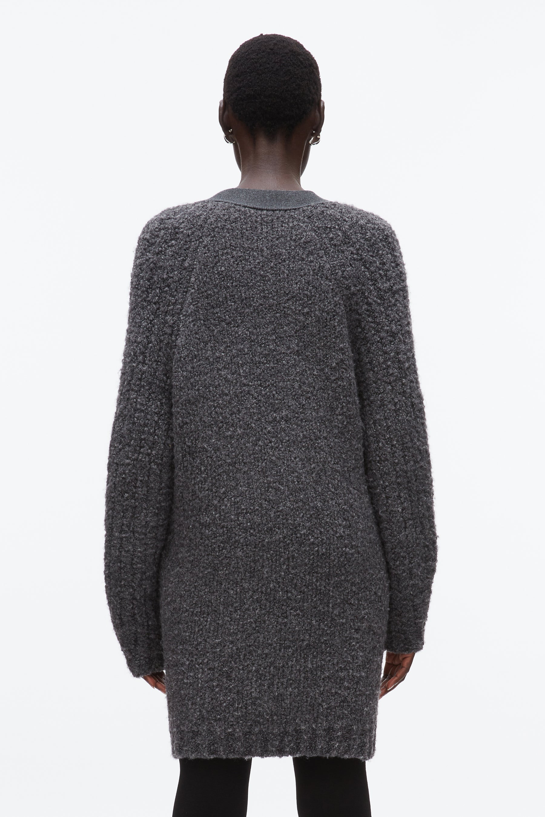 Boucle Cardigan Coat - 5