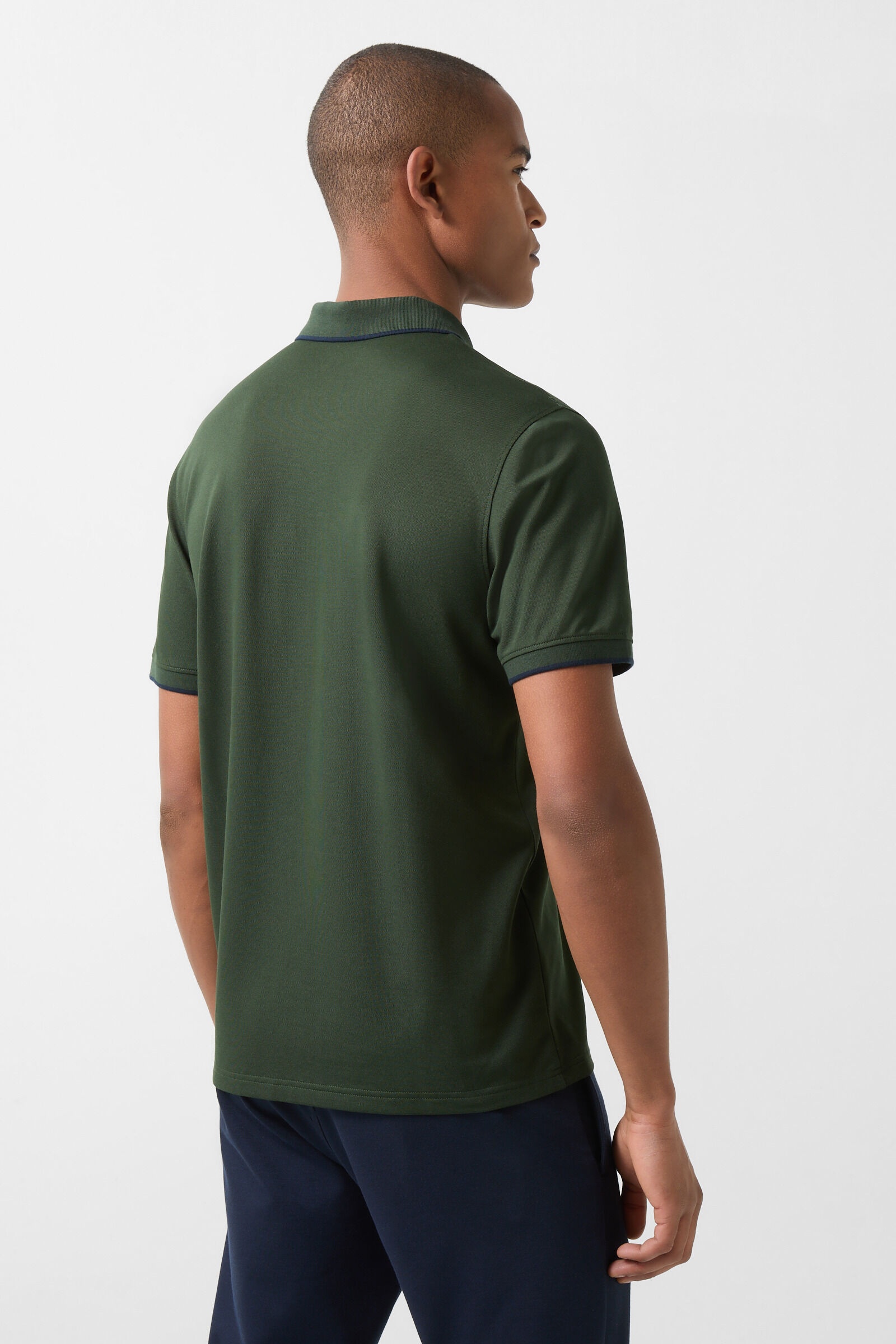 Timo Polo shirt in Olive green - 3