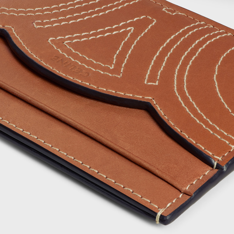 CARD HOLDER IN Natural calfskin 4