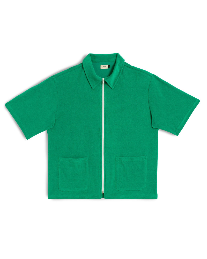 Lawn Terry Zip Polo 1