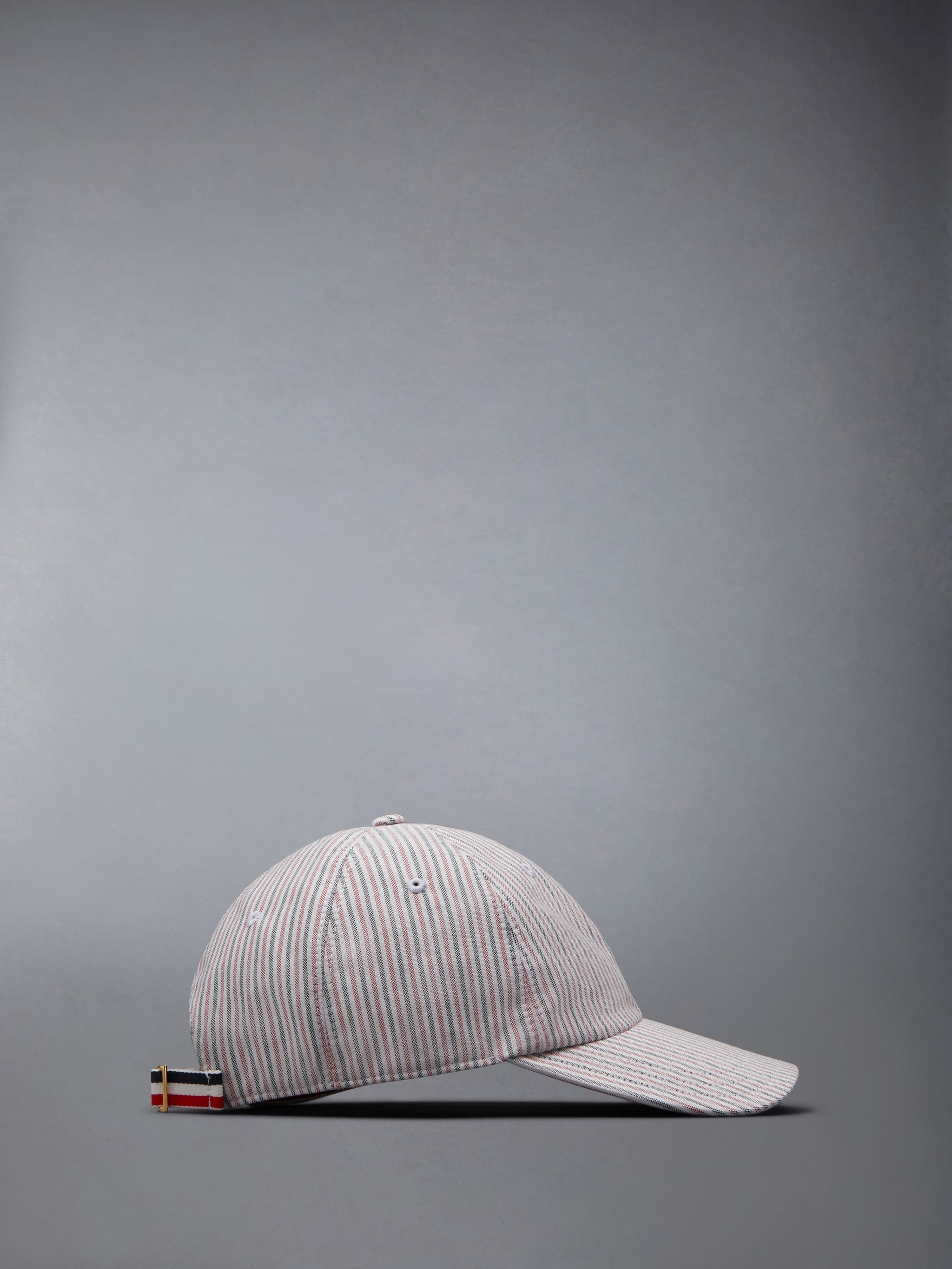 Thom Browne Gray Classic Baseball Cap