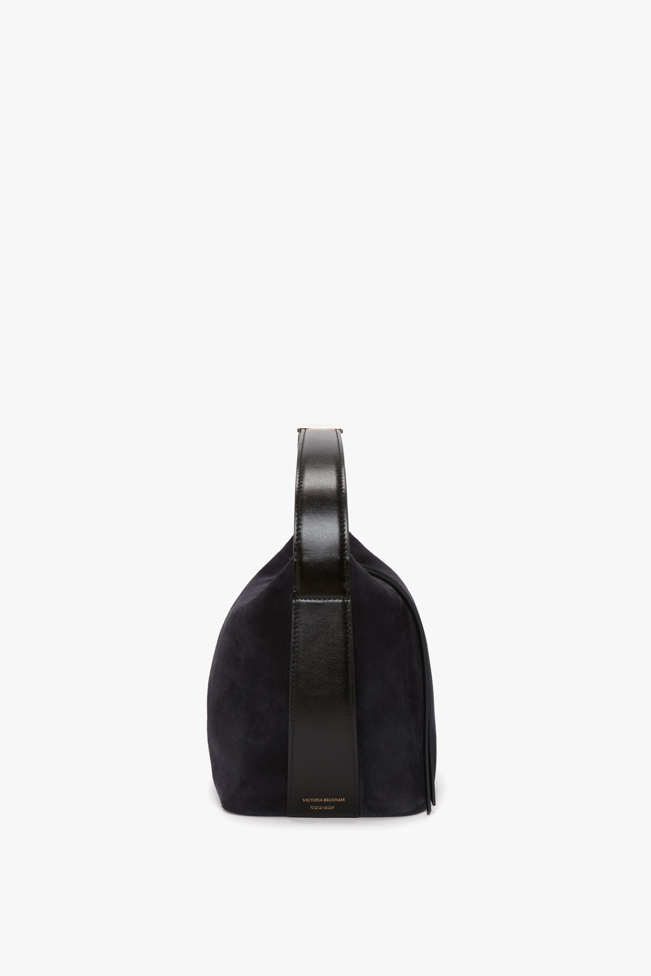 Medium Belt Bag in Dark Navy Suede - 2