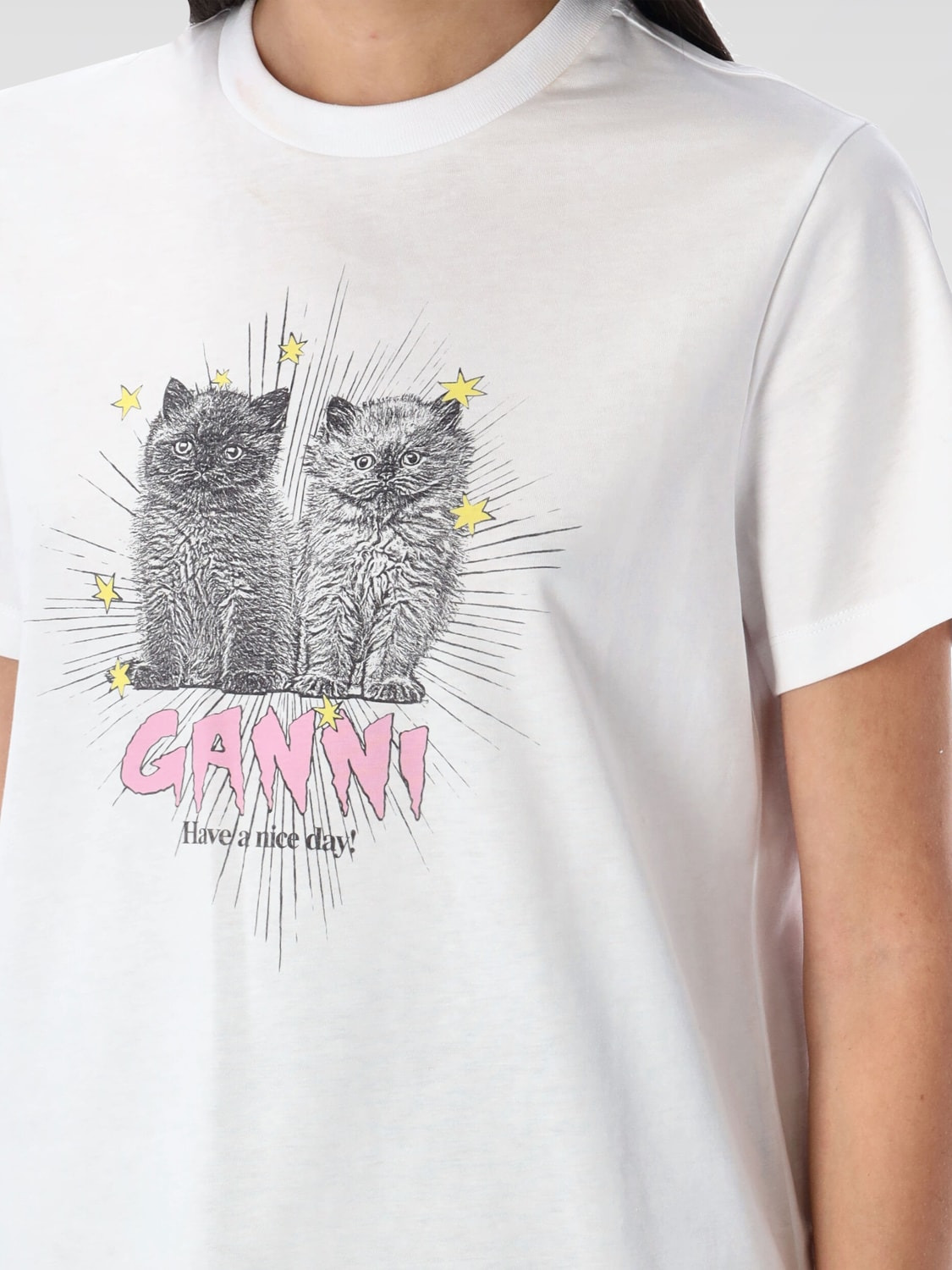T-shirt woman Ganni - 3