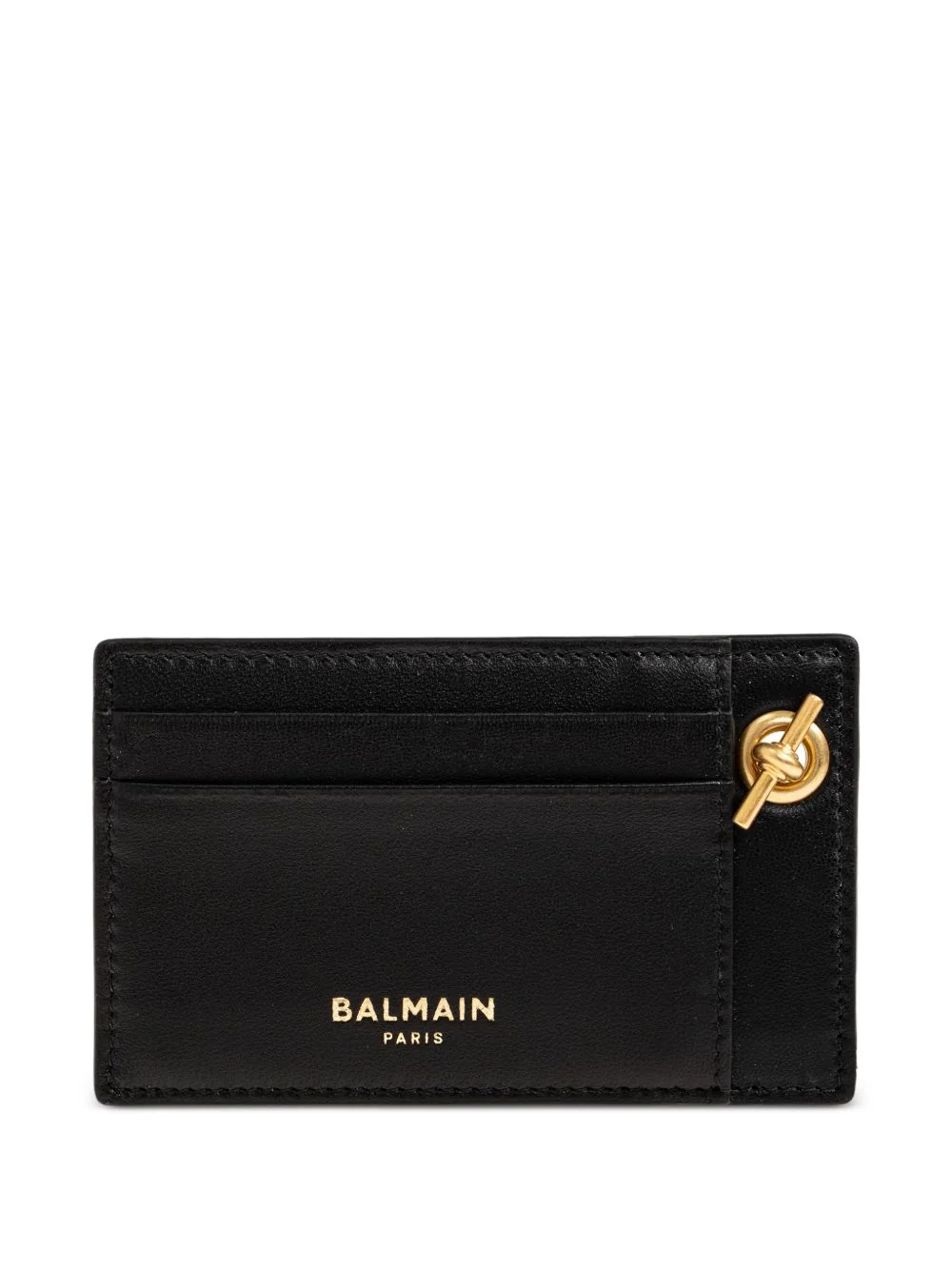 chain-link leather cardholder - 1