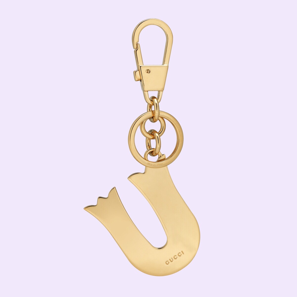 Letter U Plexiglas keychain - 2