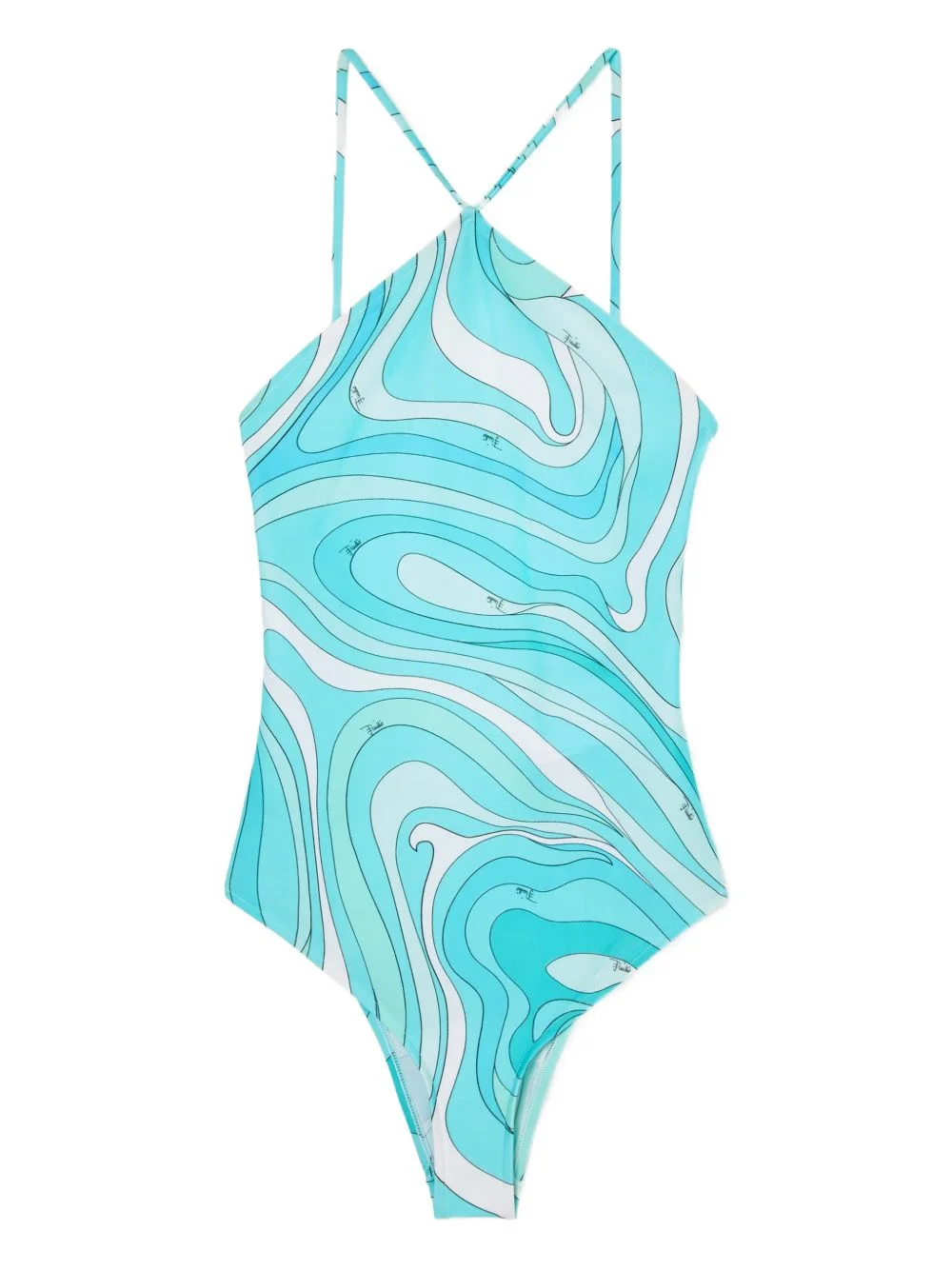 Marmo-print swimsuit - 1