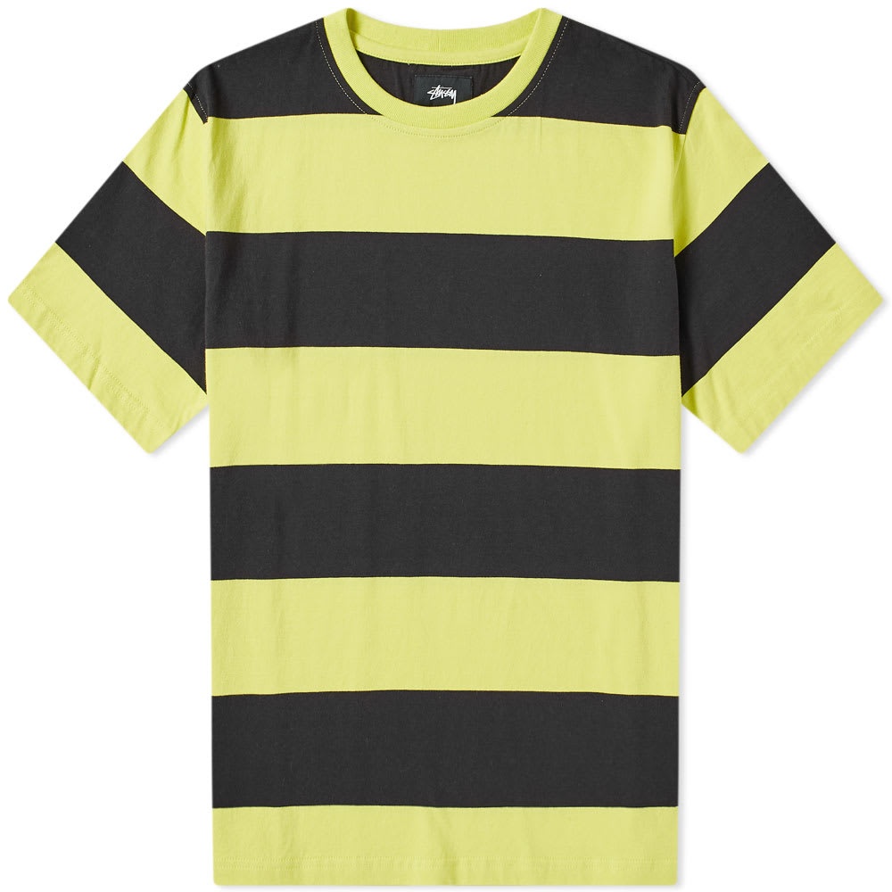 Stussy Bold Stripe Crew Tee - 1