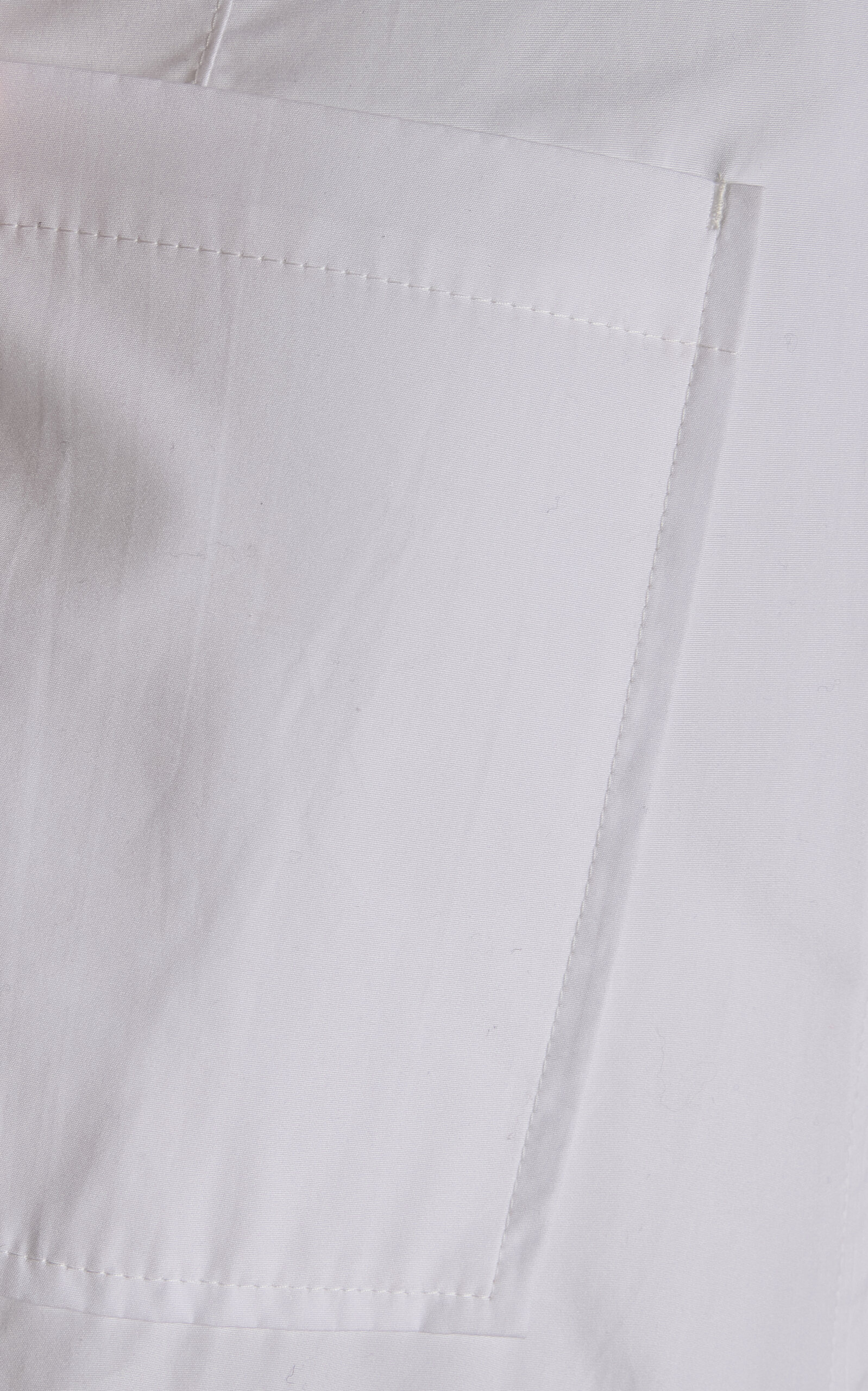 Twisted Seam Cotton Wide-Leg Pants white - 5
