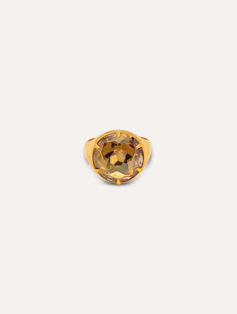 Oscar de la Renta CLASSIC CRYSTAL SIGNET RING outlook