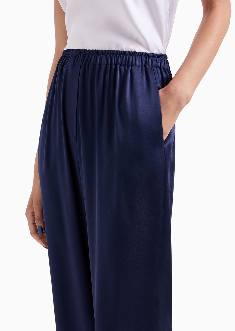 Double silk-satin joggers 5