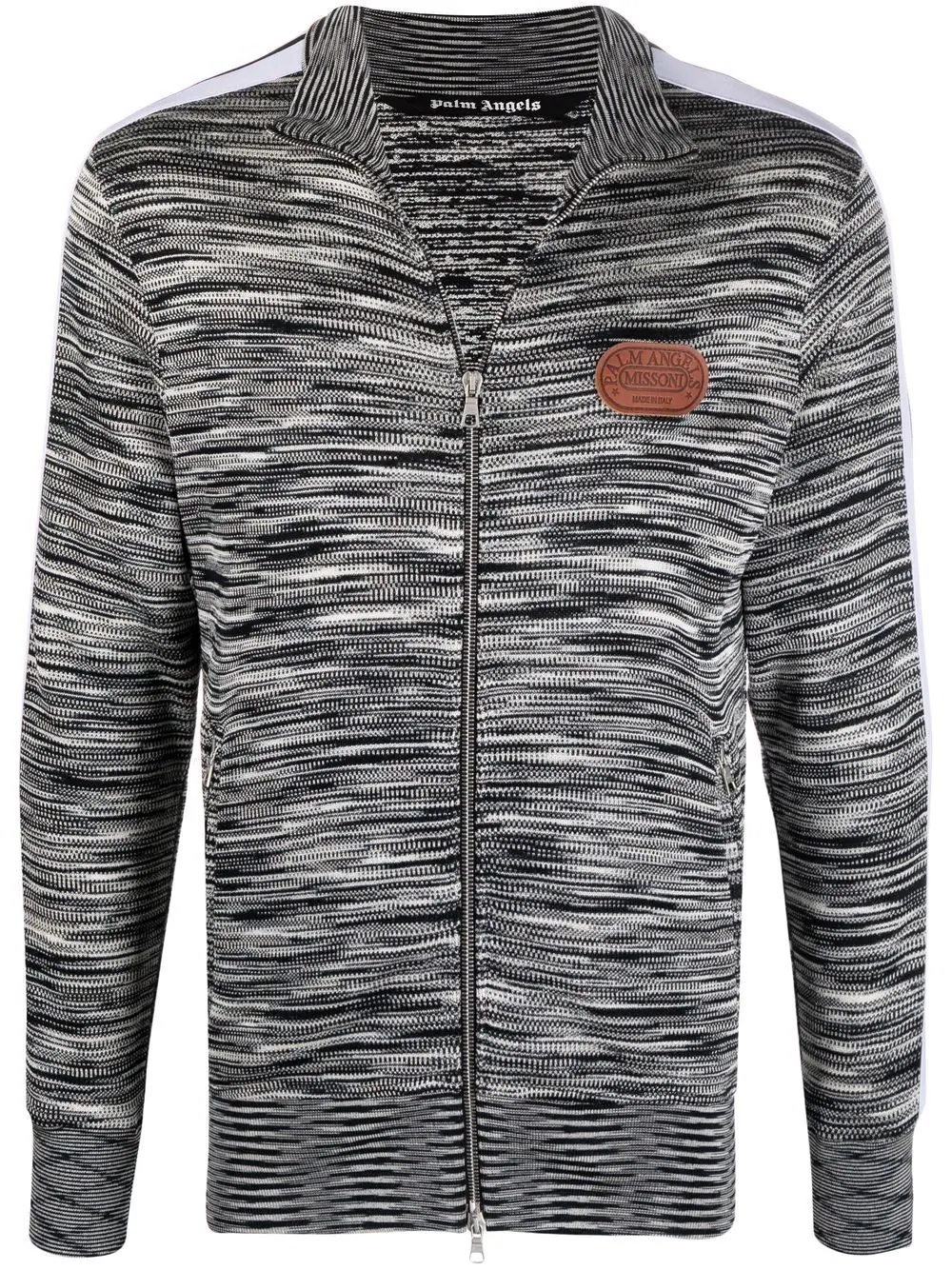 x Missoni melange knit zip-front track jacket - 1