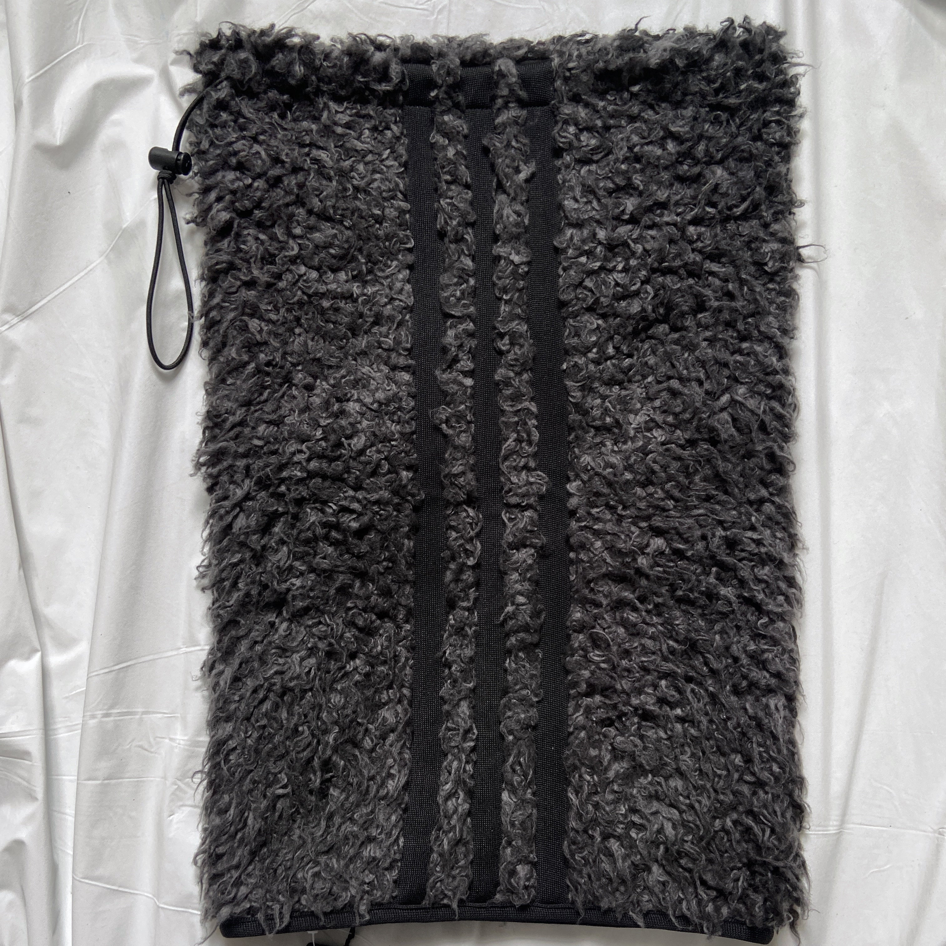 Y-3 Fall 2014 Yohji Yamamoto X Adidas Fur Balaclava Neckwarmer - 9