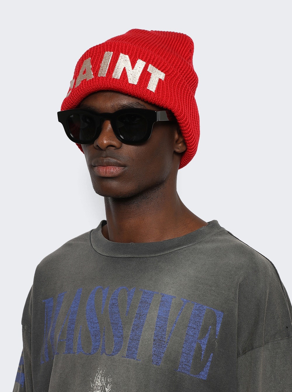 Knit Cap Red - 3